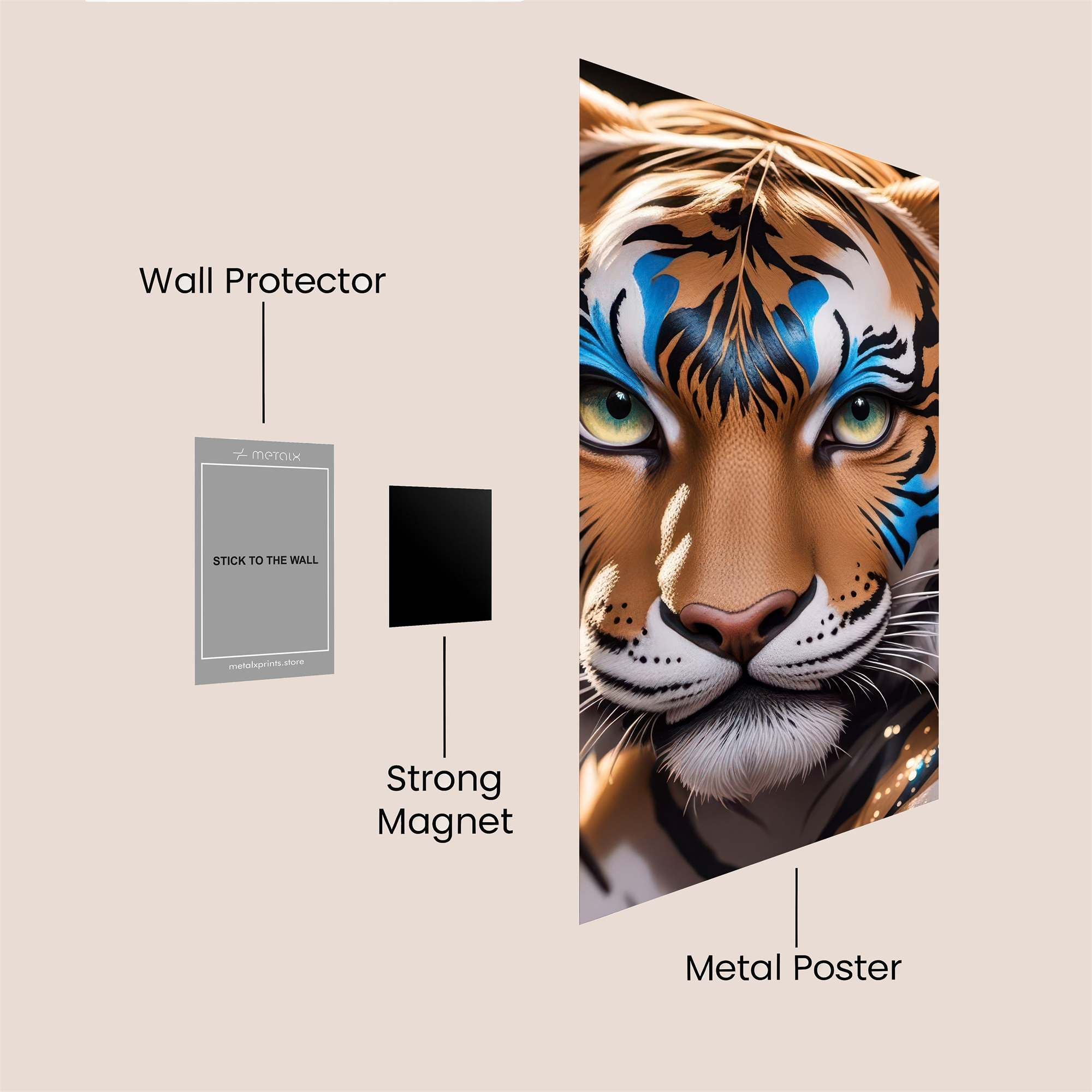 Tiger Luminosity Safe Wall Magnetic / M
