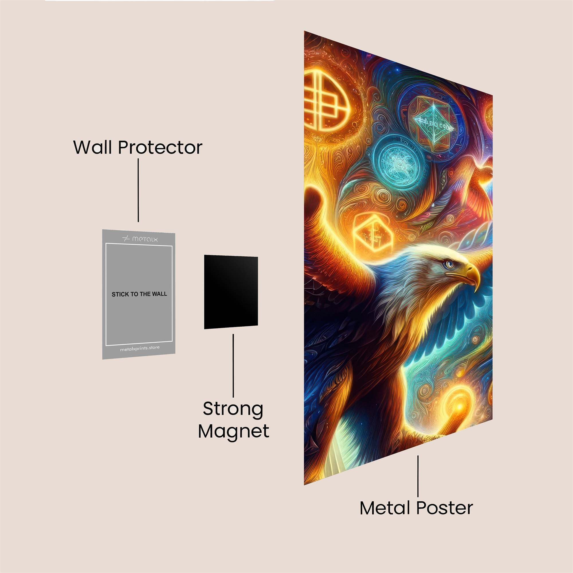 Eagle Euphoria Safe Wall Magnetic / M