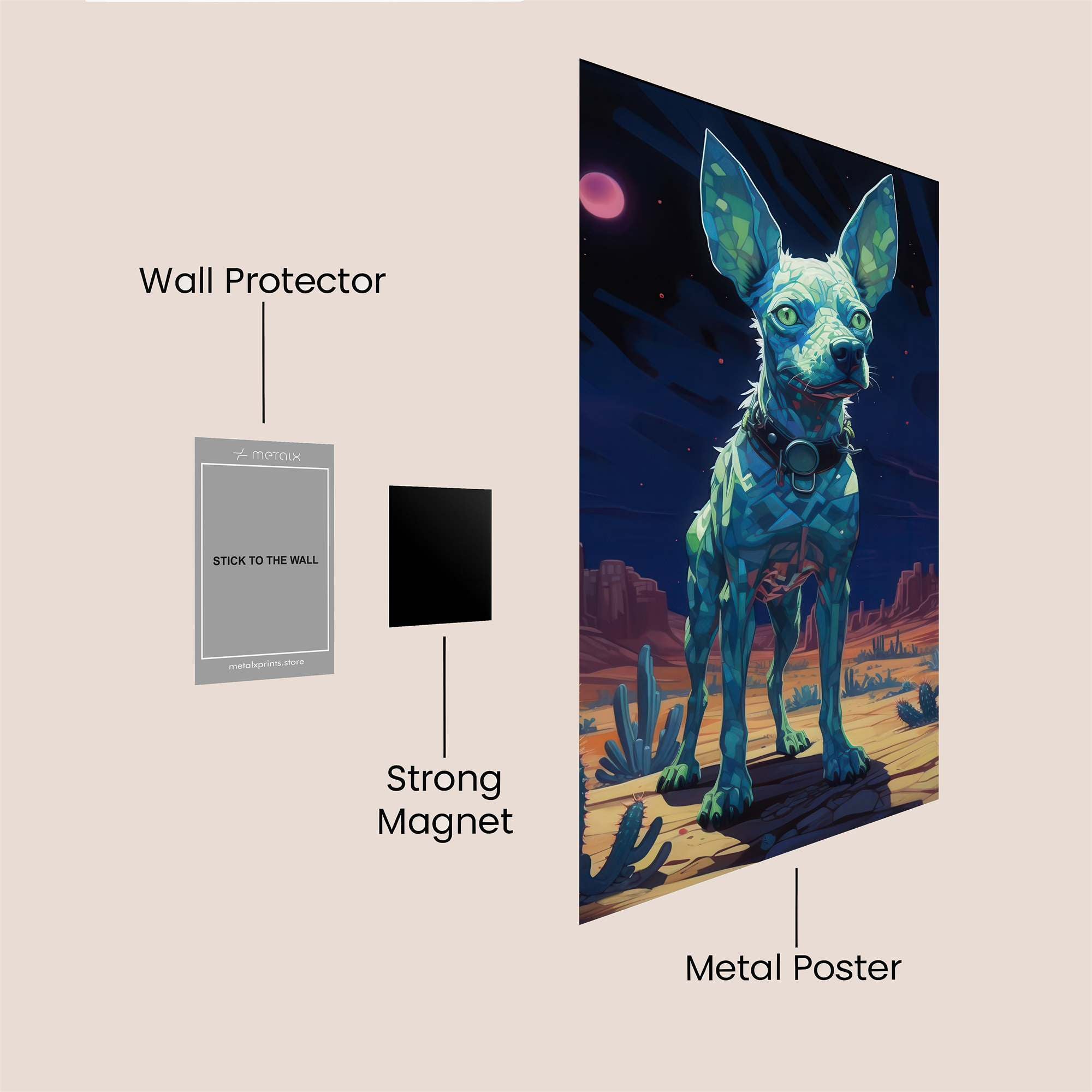 Canine Cosmos Safe Wall Magnetic / M