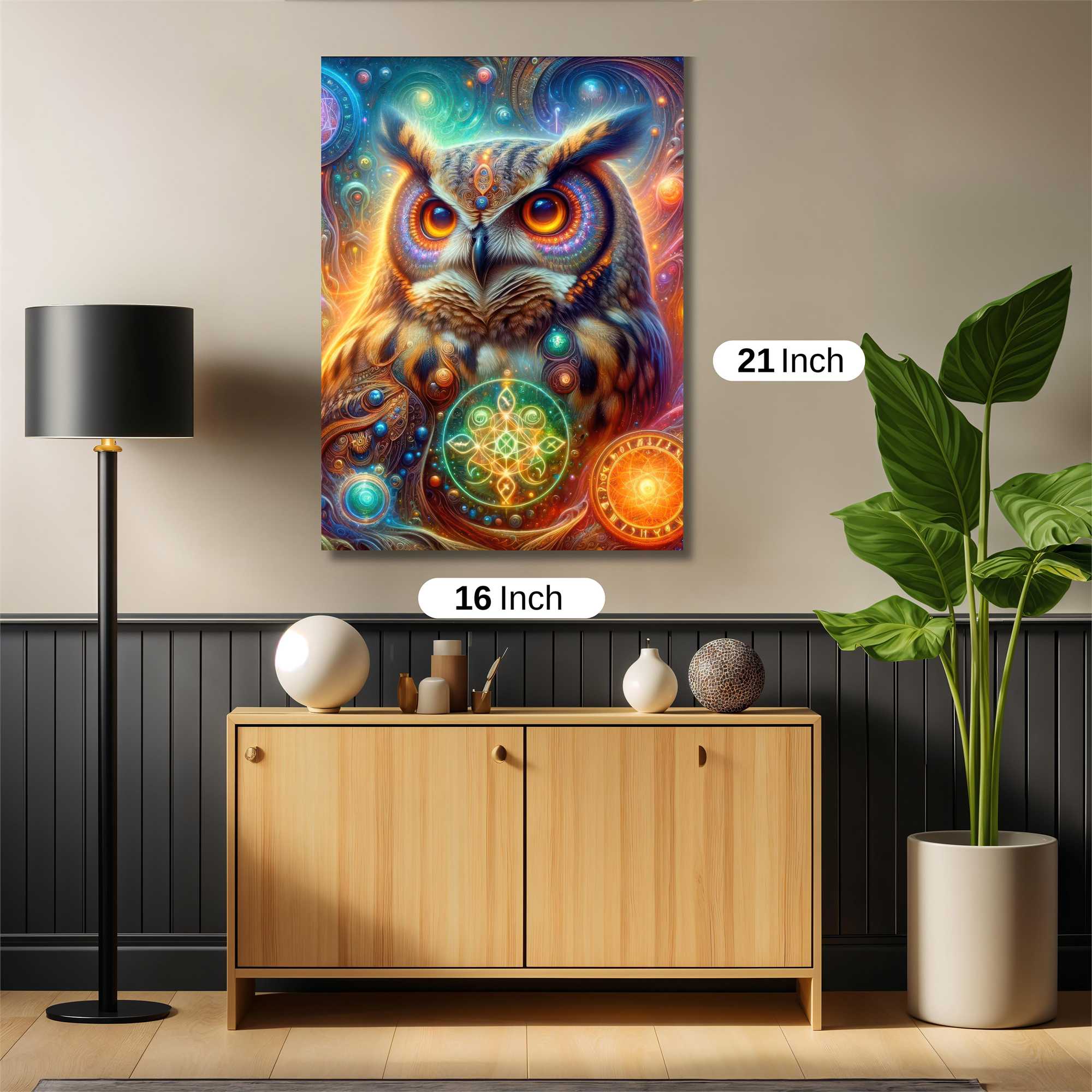 Owl Enchantment Safe Wall Magnetic / M