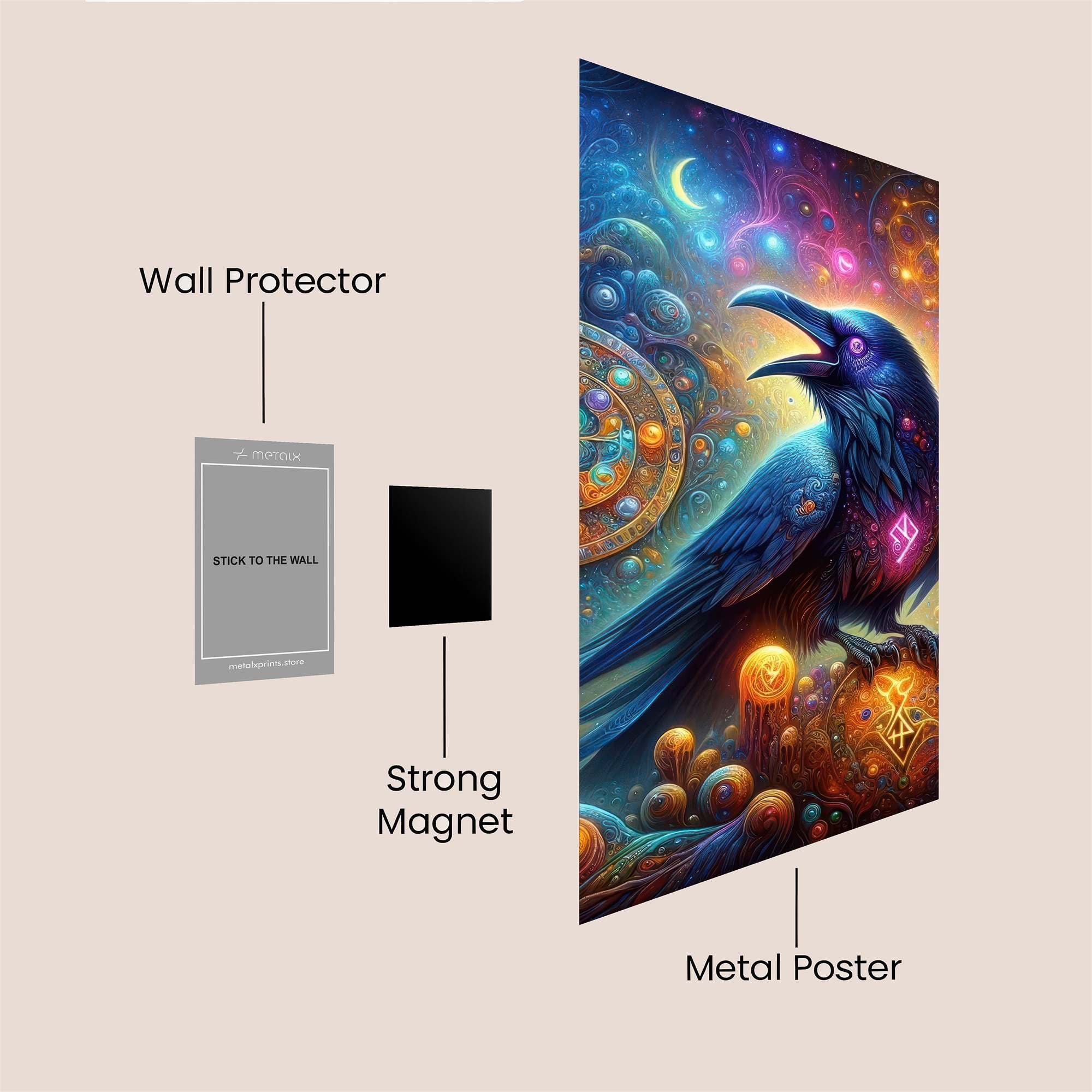 Mystic Enchantment Safe Wall Magnetic / M