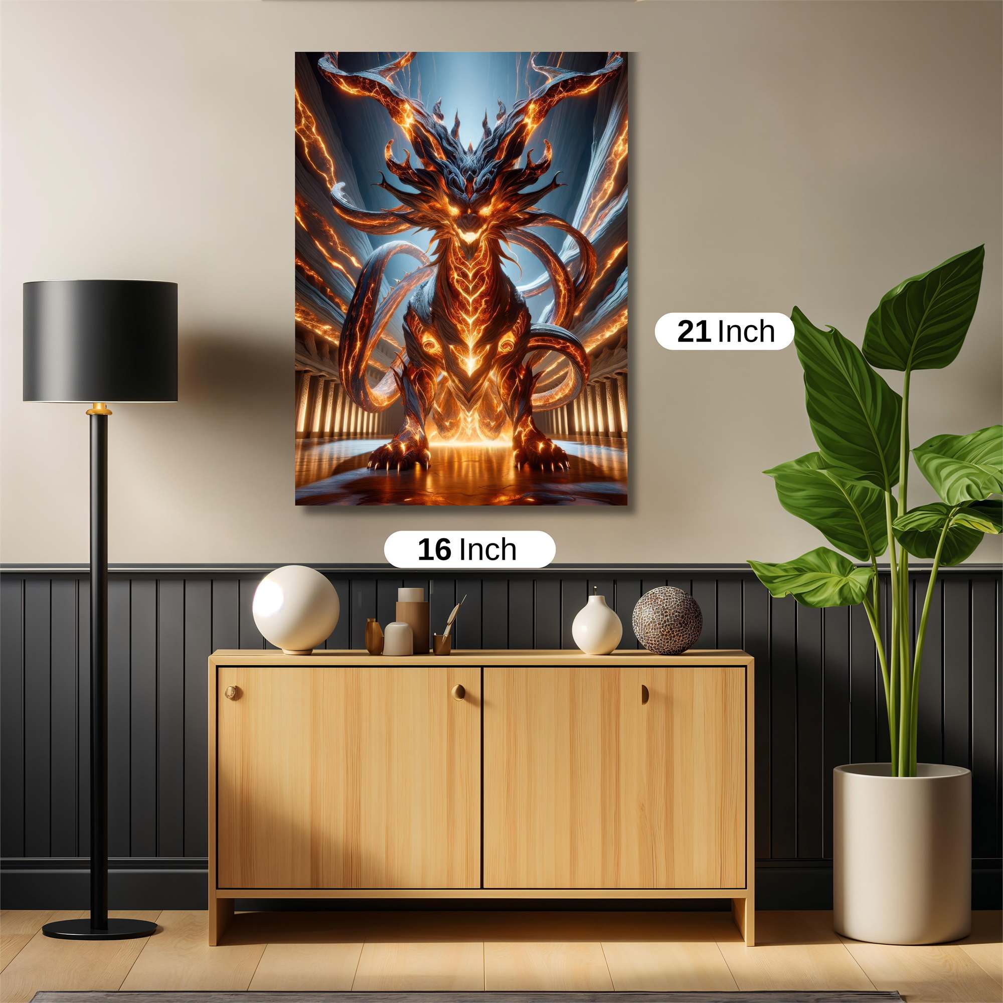 Inferno Majesty Safe Wall Magnetic / M