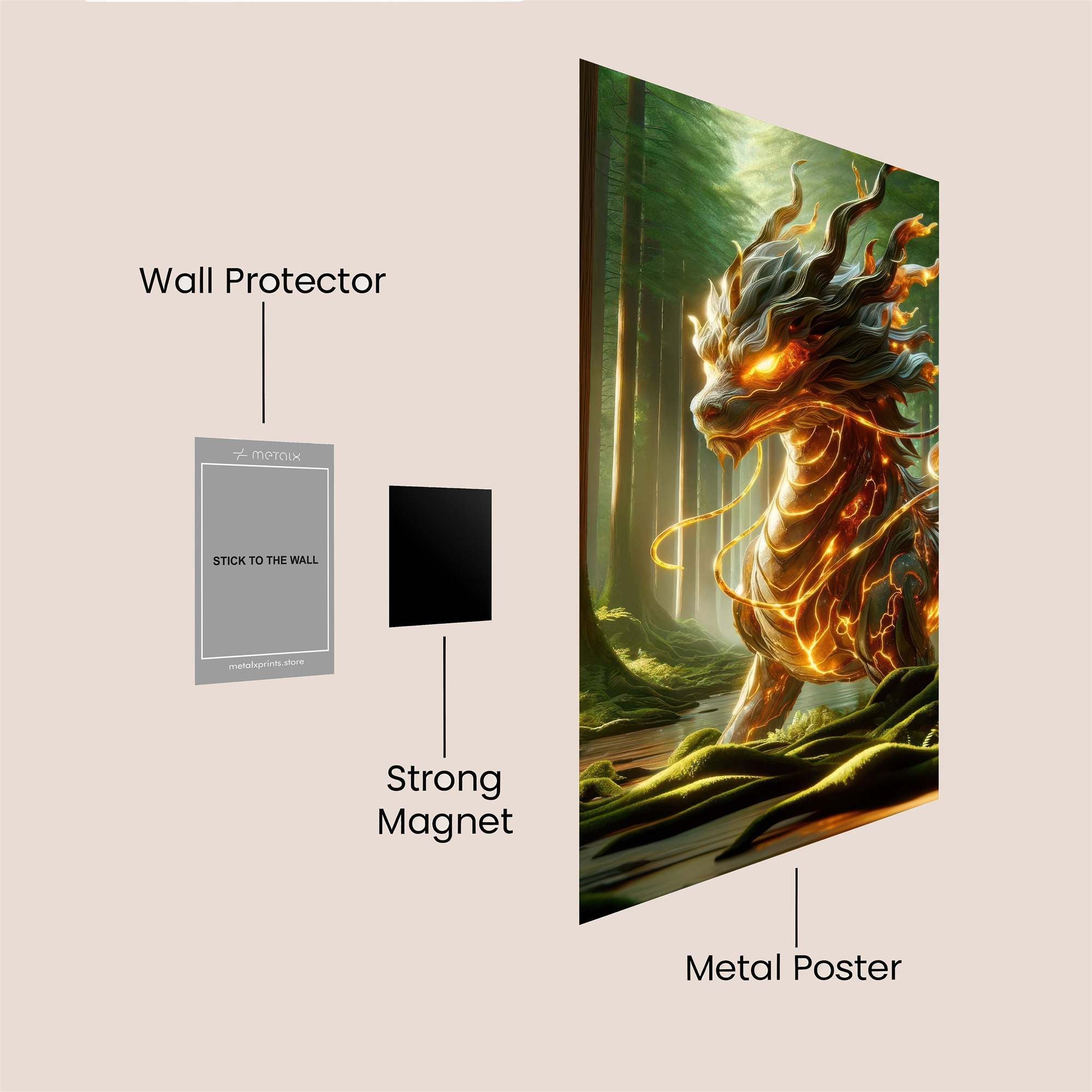 Elemental Majesty Safe Wall Magnetic / M