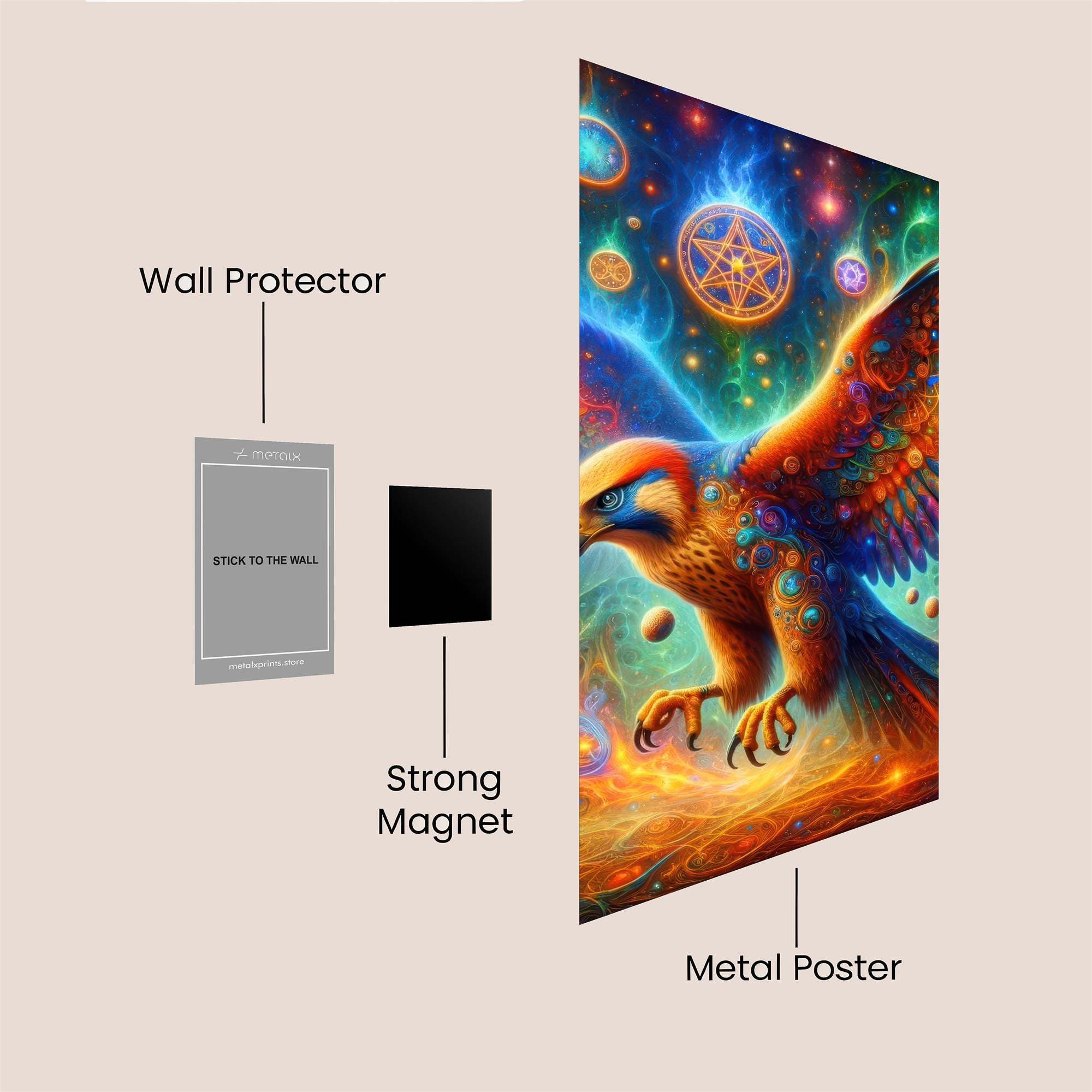 Mystic Soar Safe Wall Magnetic / M