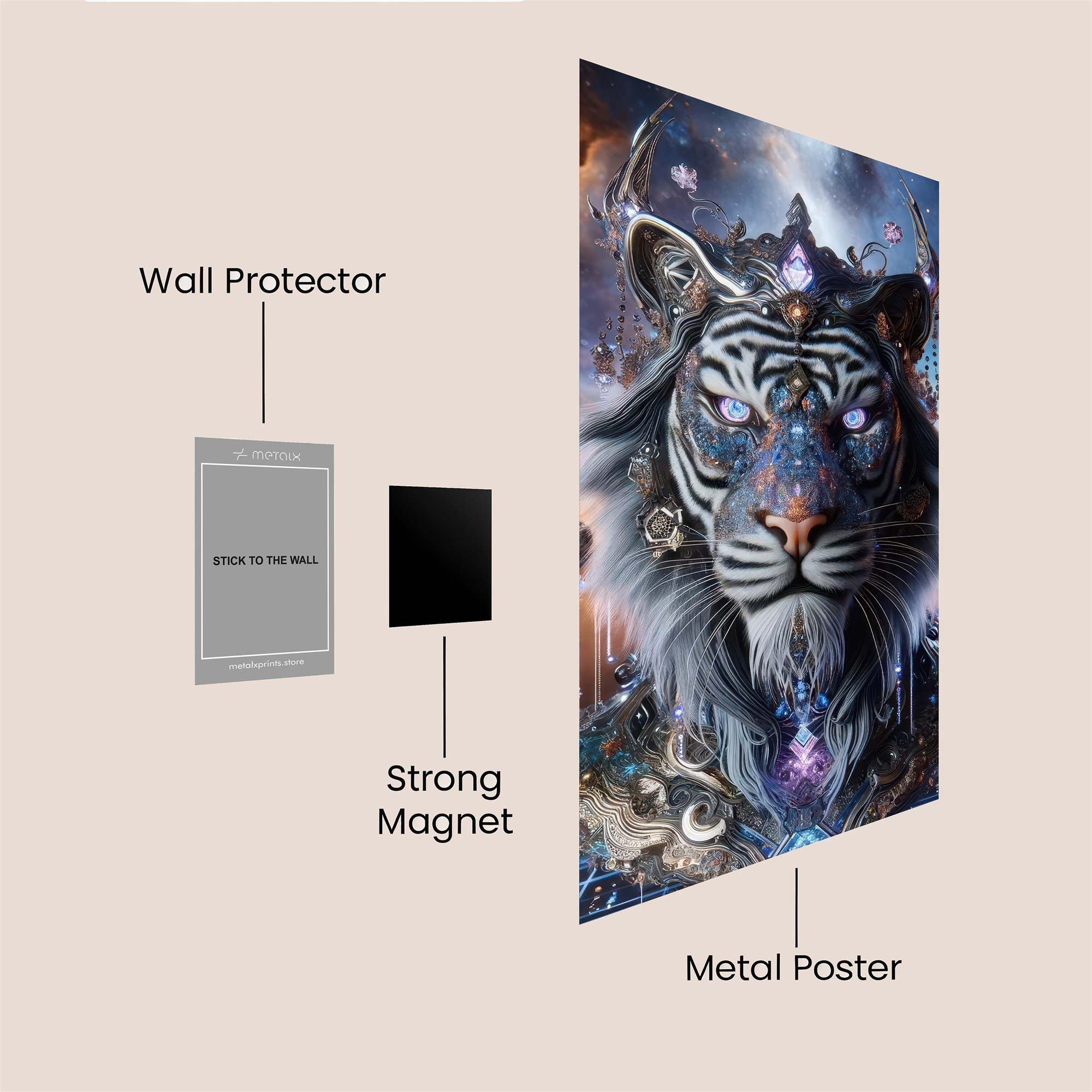 Galactic Majesty Safe Wall Magnetic / M