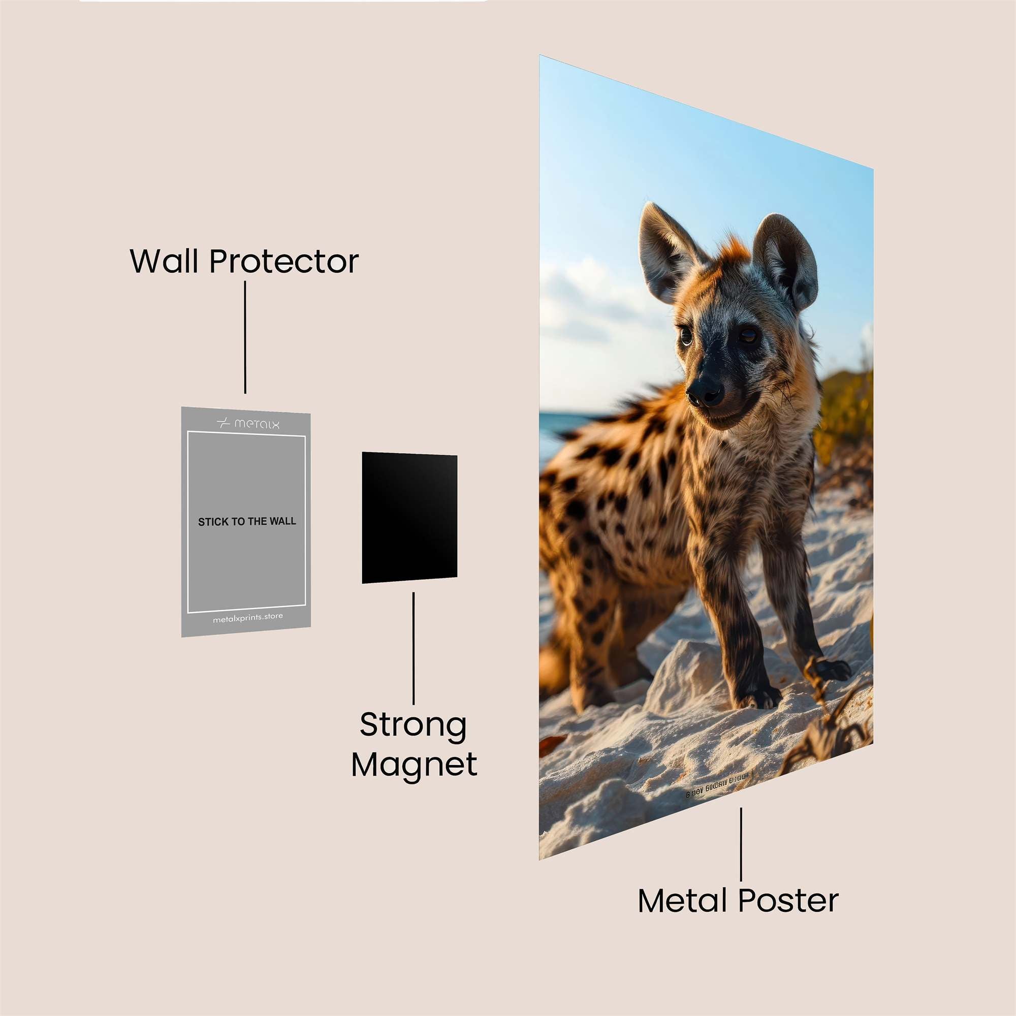 Hyena Serenity Safe Wall Magnetic / M