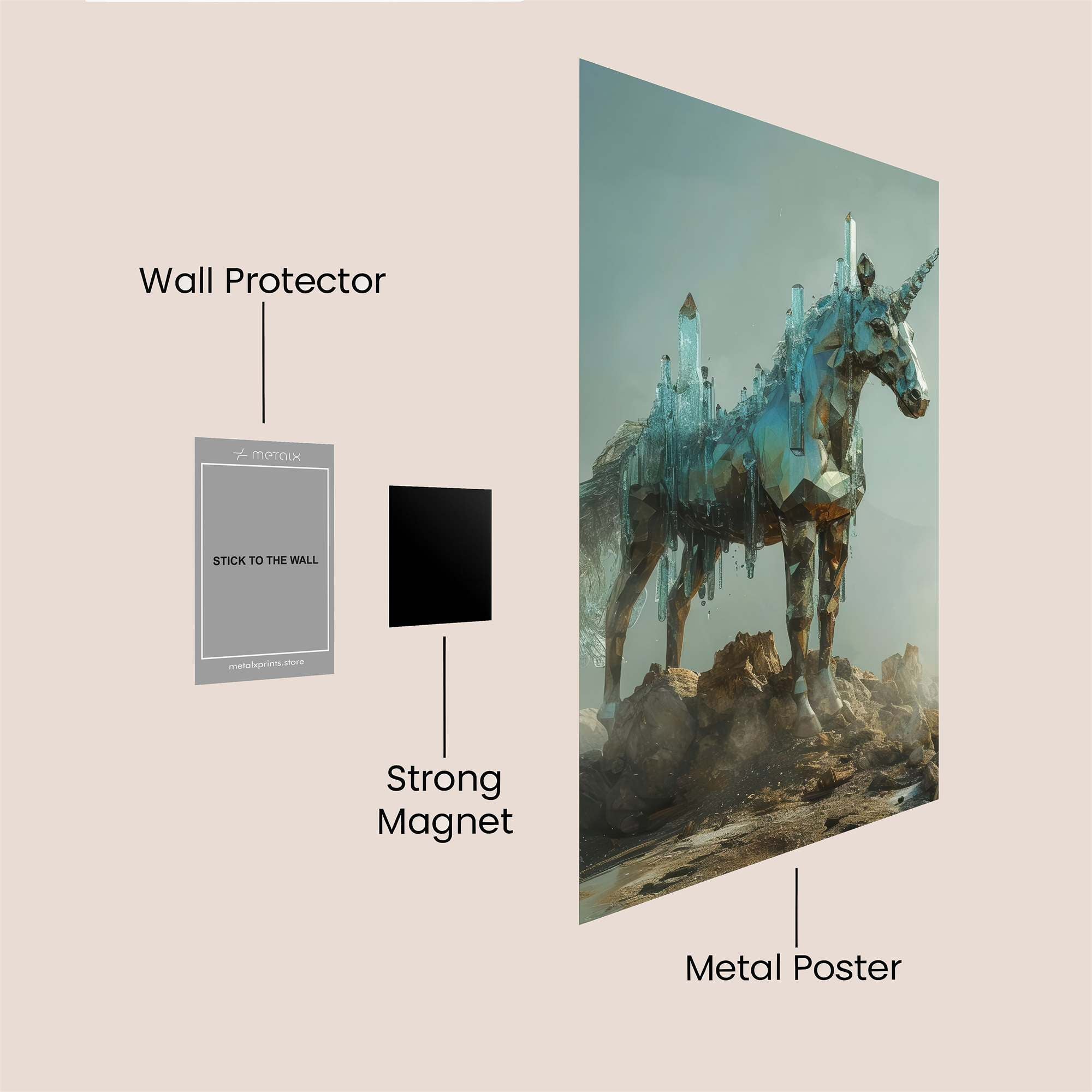 Crystal Majesty Safe Wall Magnetic / M