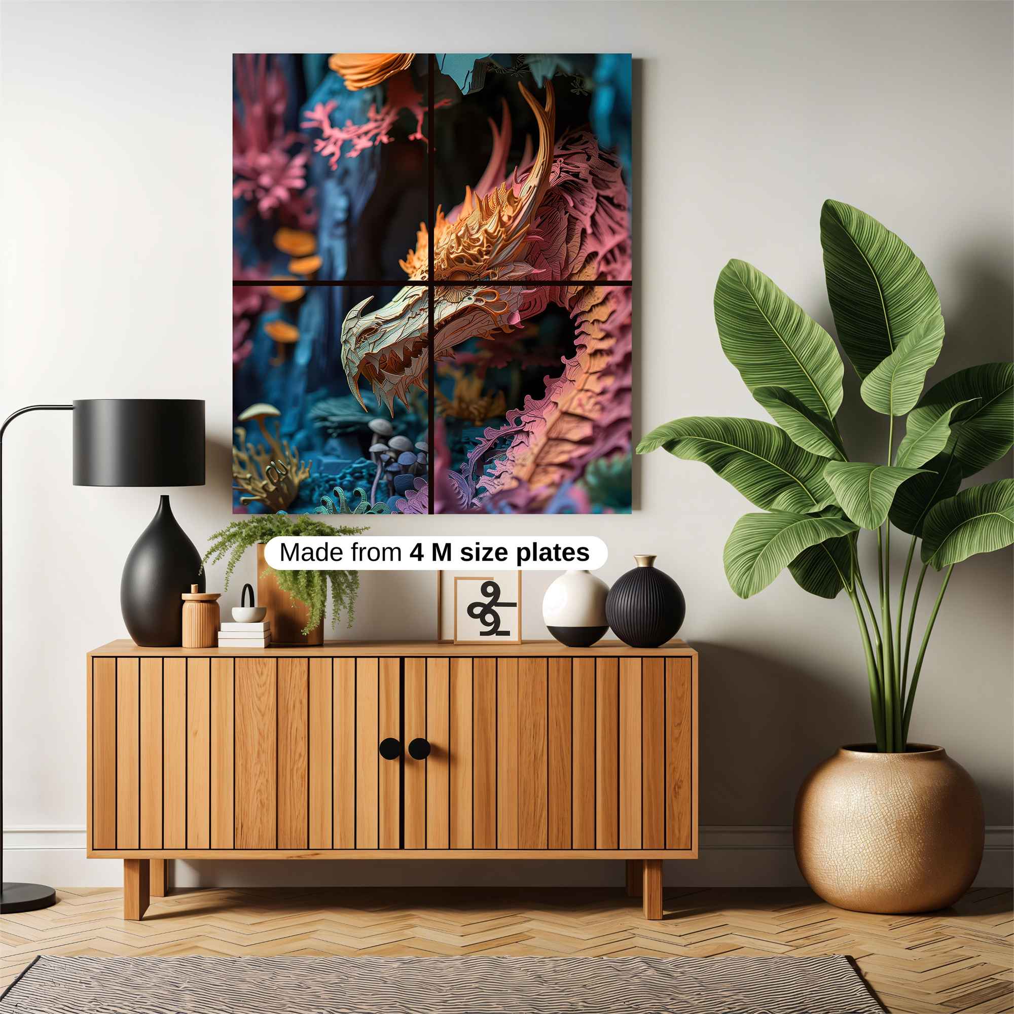 Dragon Whimsy Safe Wall Magnetic / M