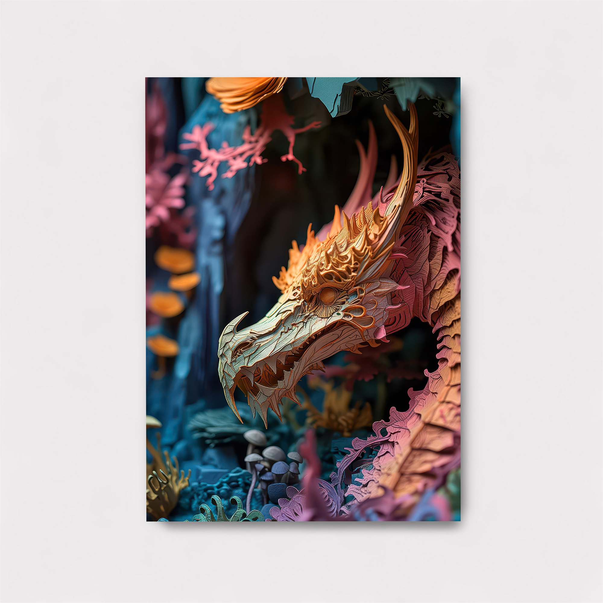 Dragon Whimsy Safe Wall Magnetic / M