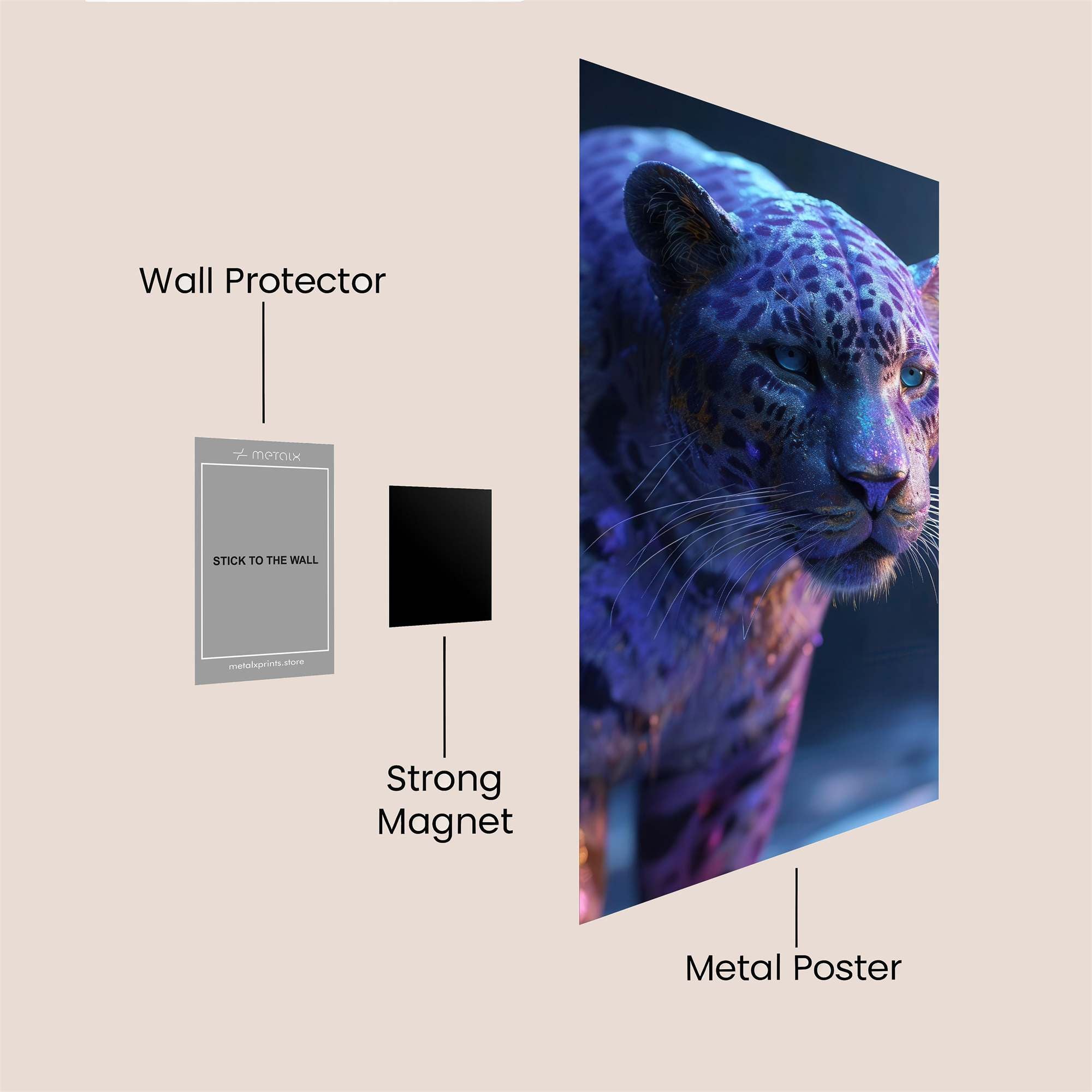 Violet Majesty Safe Wall Magnetic / M