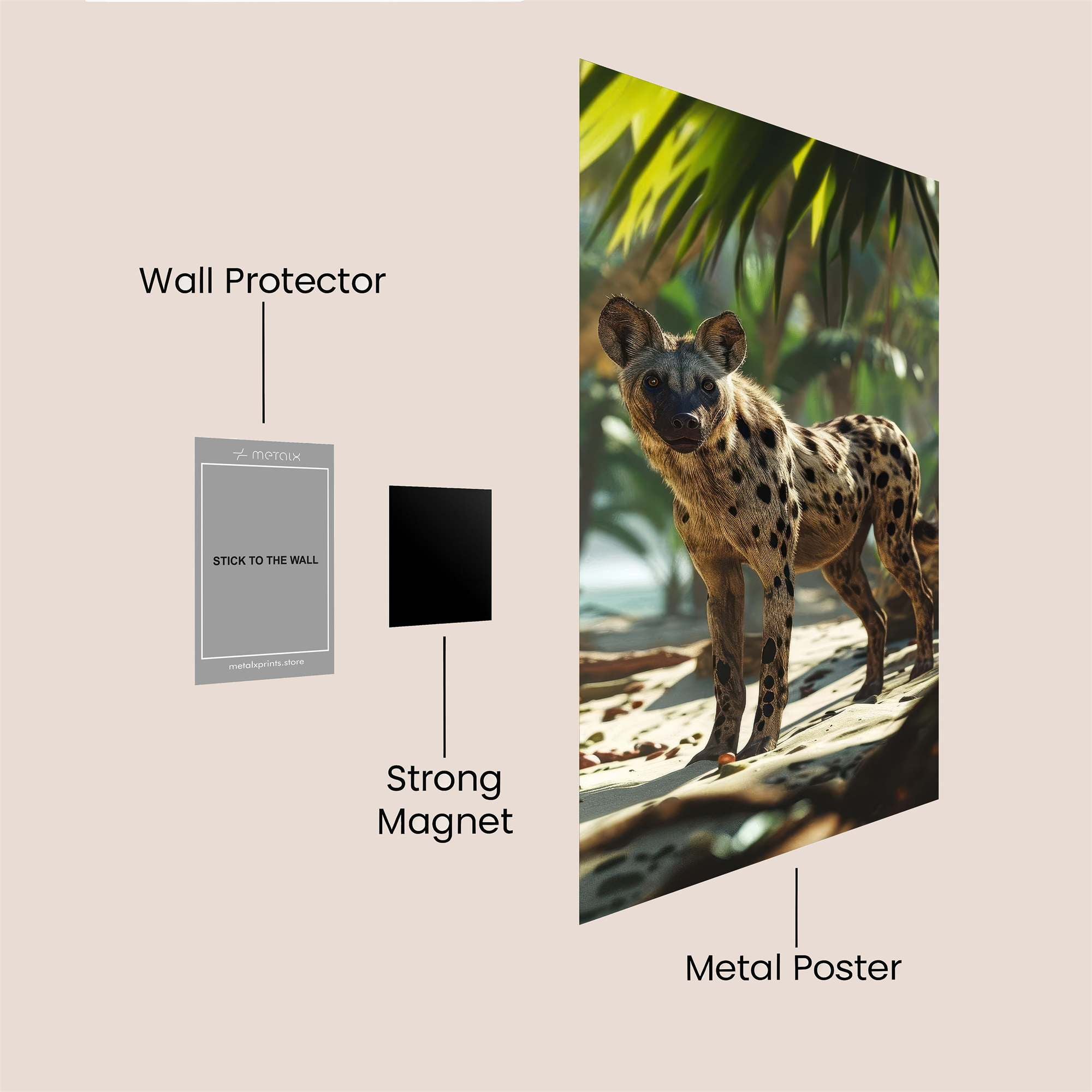 Hyena Serenity Safe Wall Magnetic / M