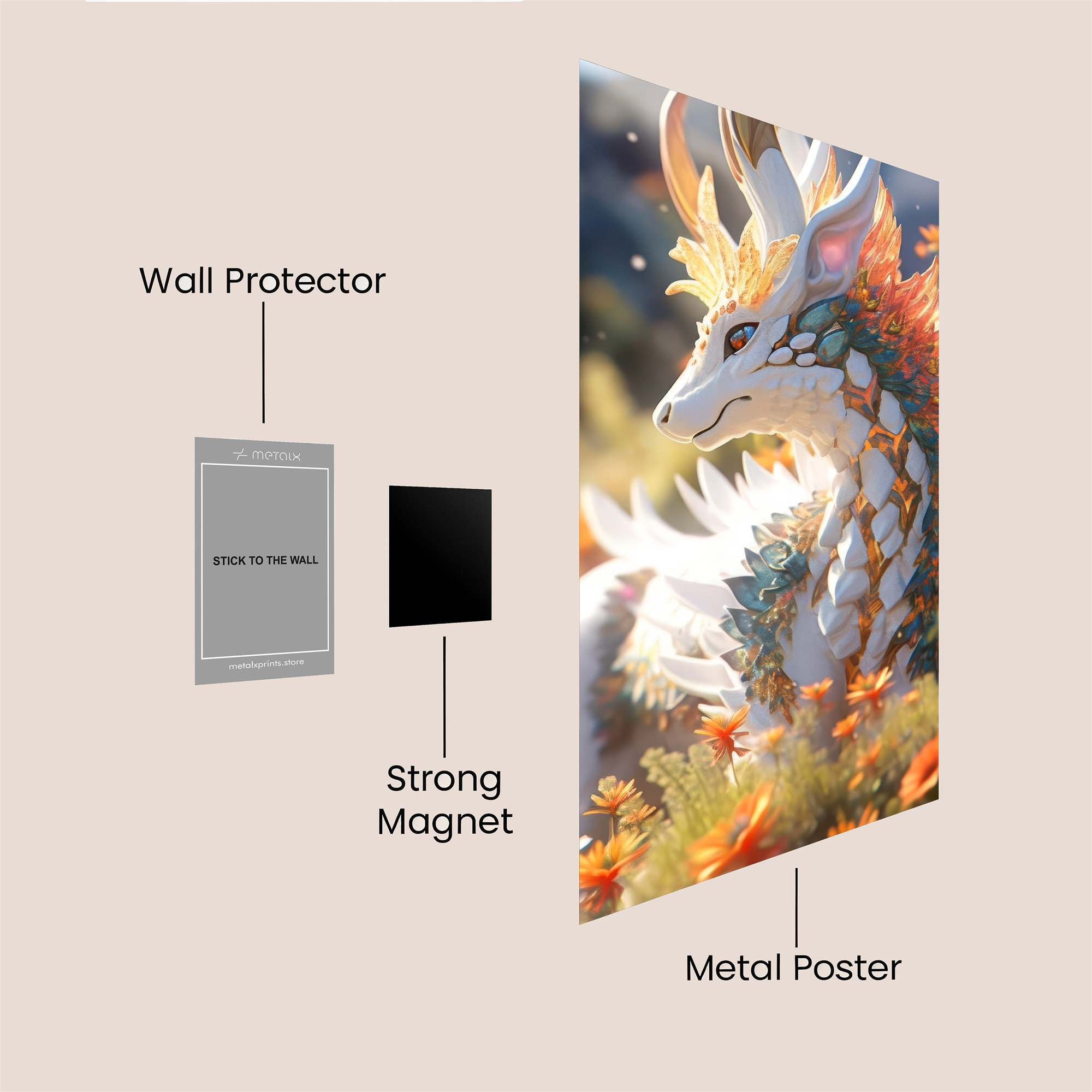 Serene Majesty Safe Wall Magnetic / M