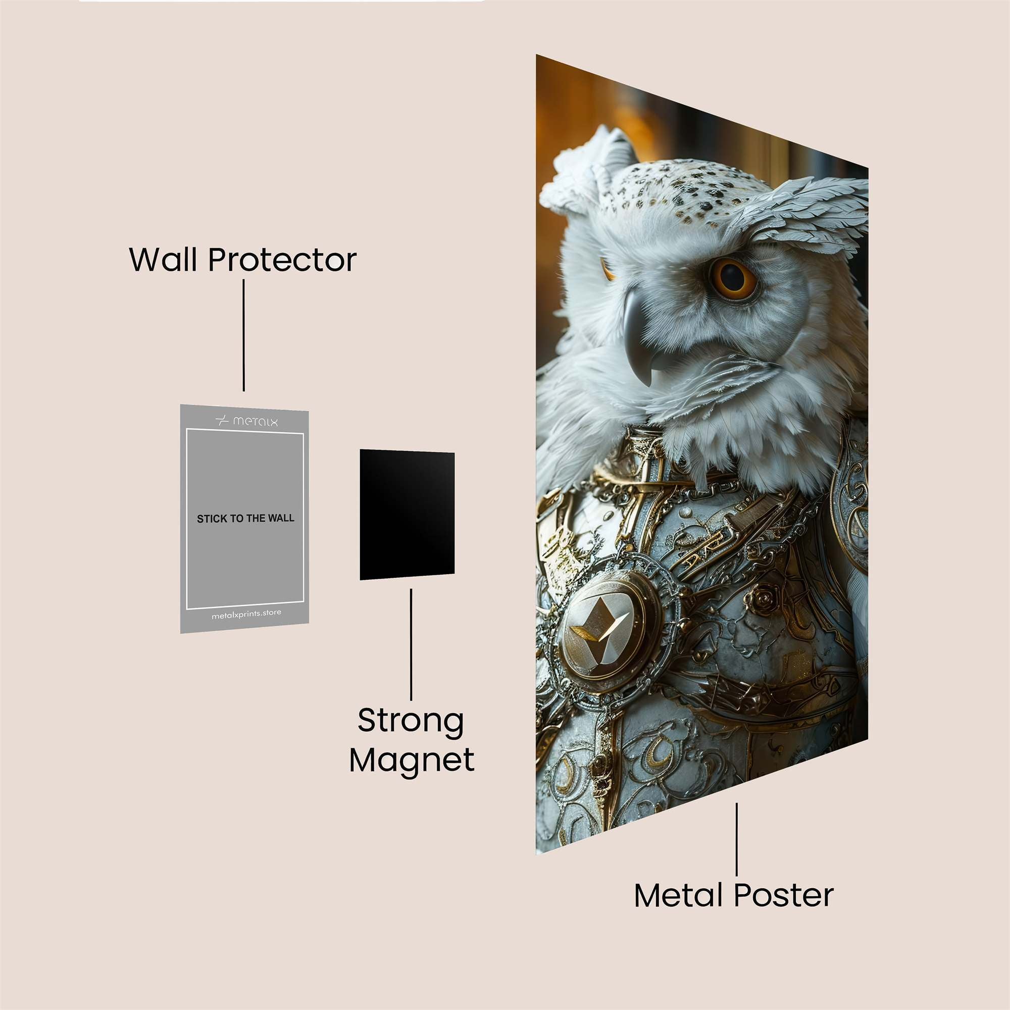 Knightly Sentinel Safe Wall Magnetic / M