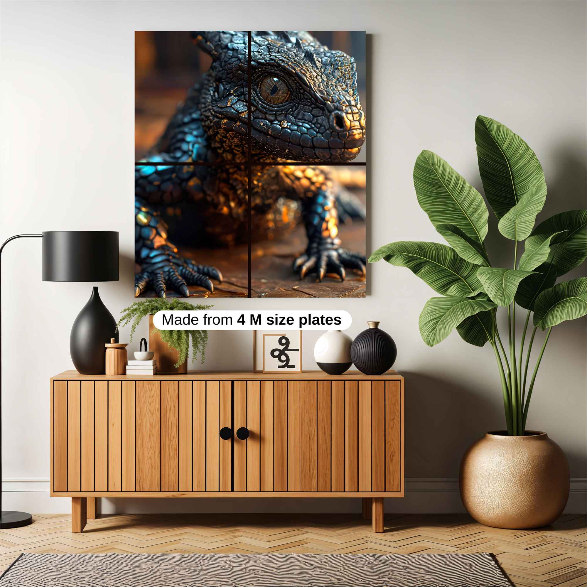 Dragon Playfulness Safe Wall Magnetic / M