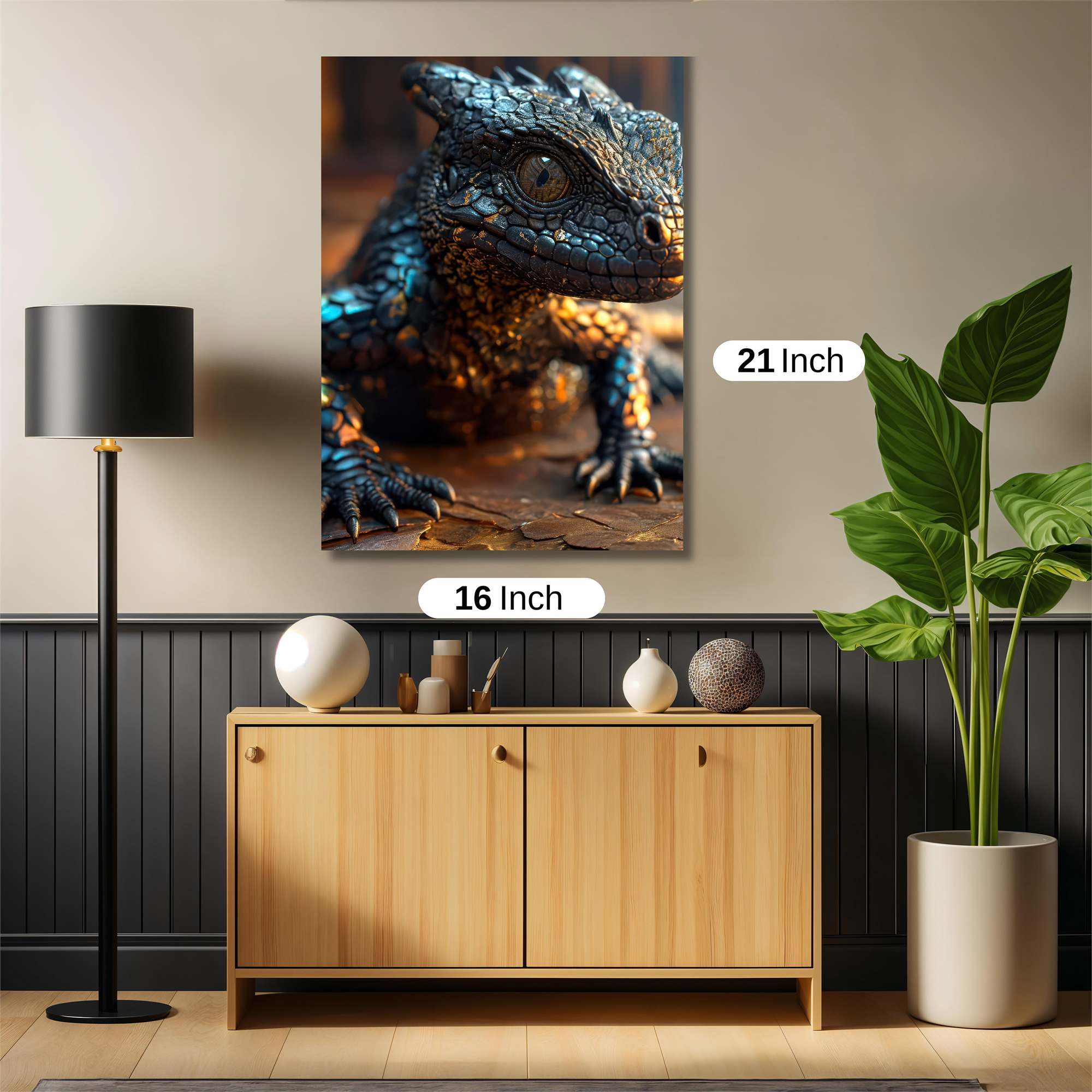 Dragon Playfulness Safe Wall Magnetic / M