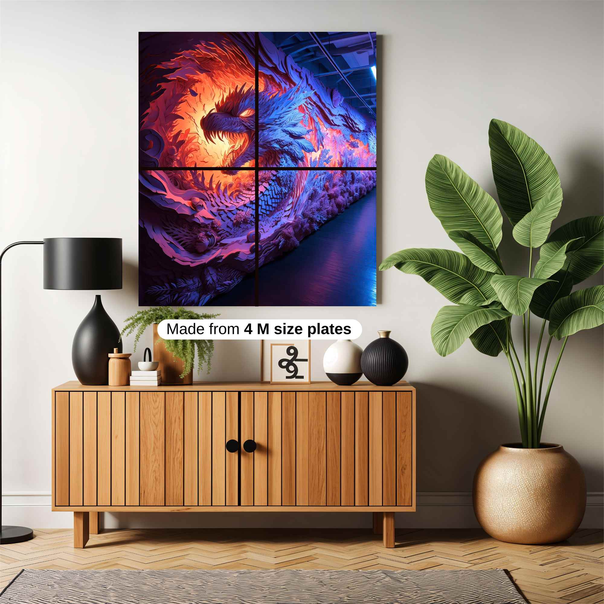 Dragon Blaze Safe Wall Magnetic / M