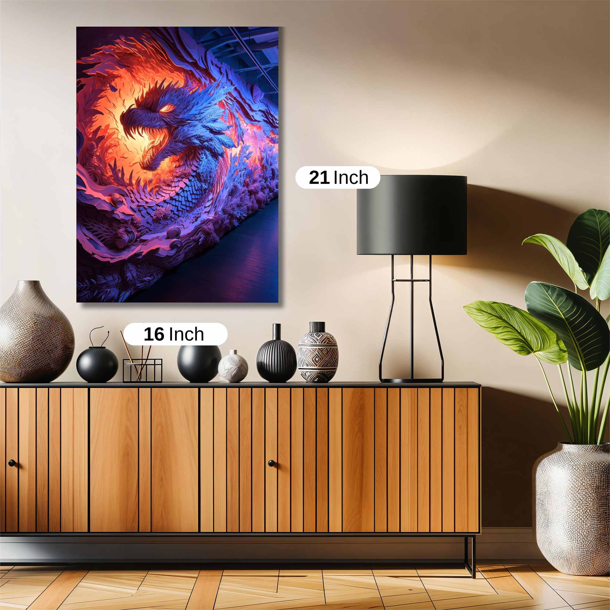 Dragon Blaze Safe Wall Magnetic / M