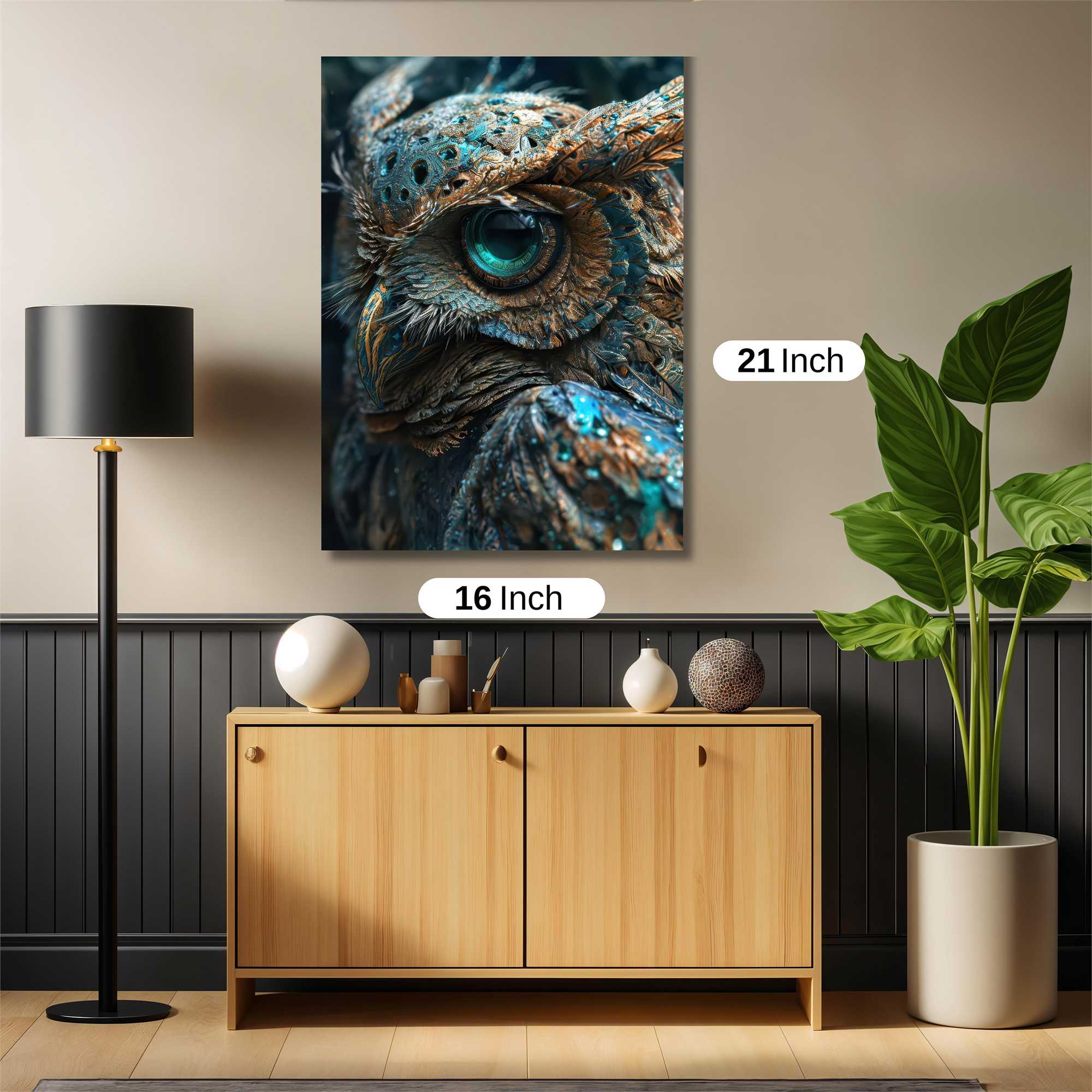 Owl Mystique Safe Wall Magnetic / M