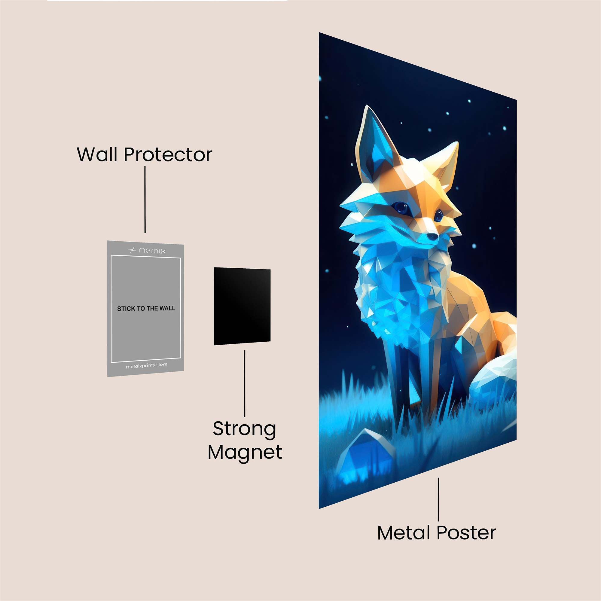 Prismatic Serenity Safe Wall Magnetic / M