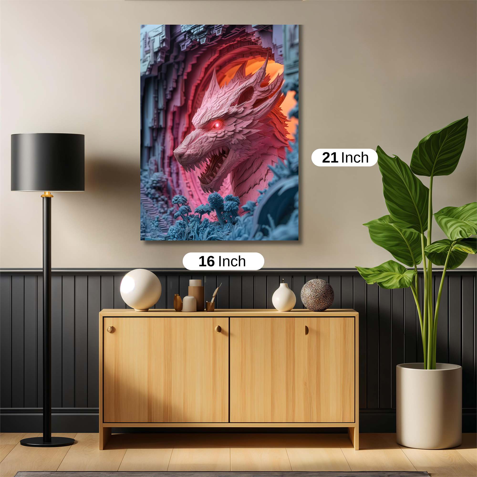 Dragon Portal Safe Wall Magnetic / M