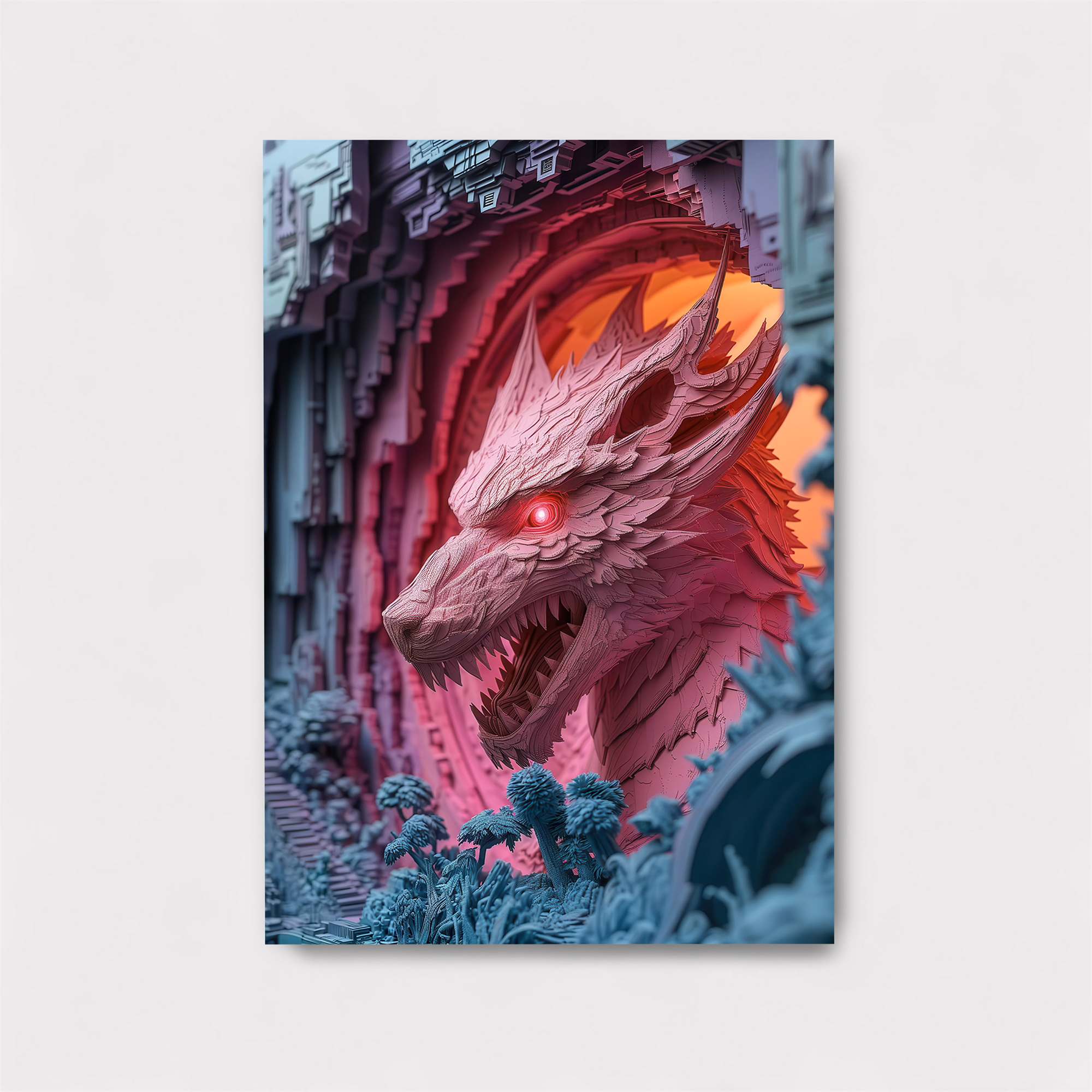 Dragon Portal Safe Wall Magnetic / M