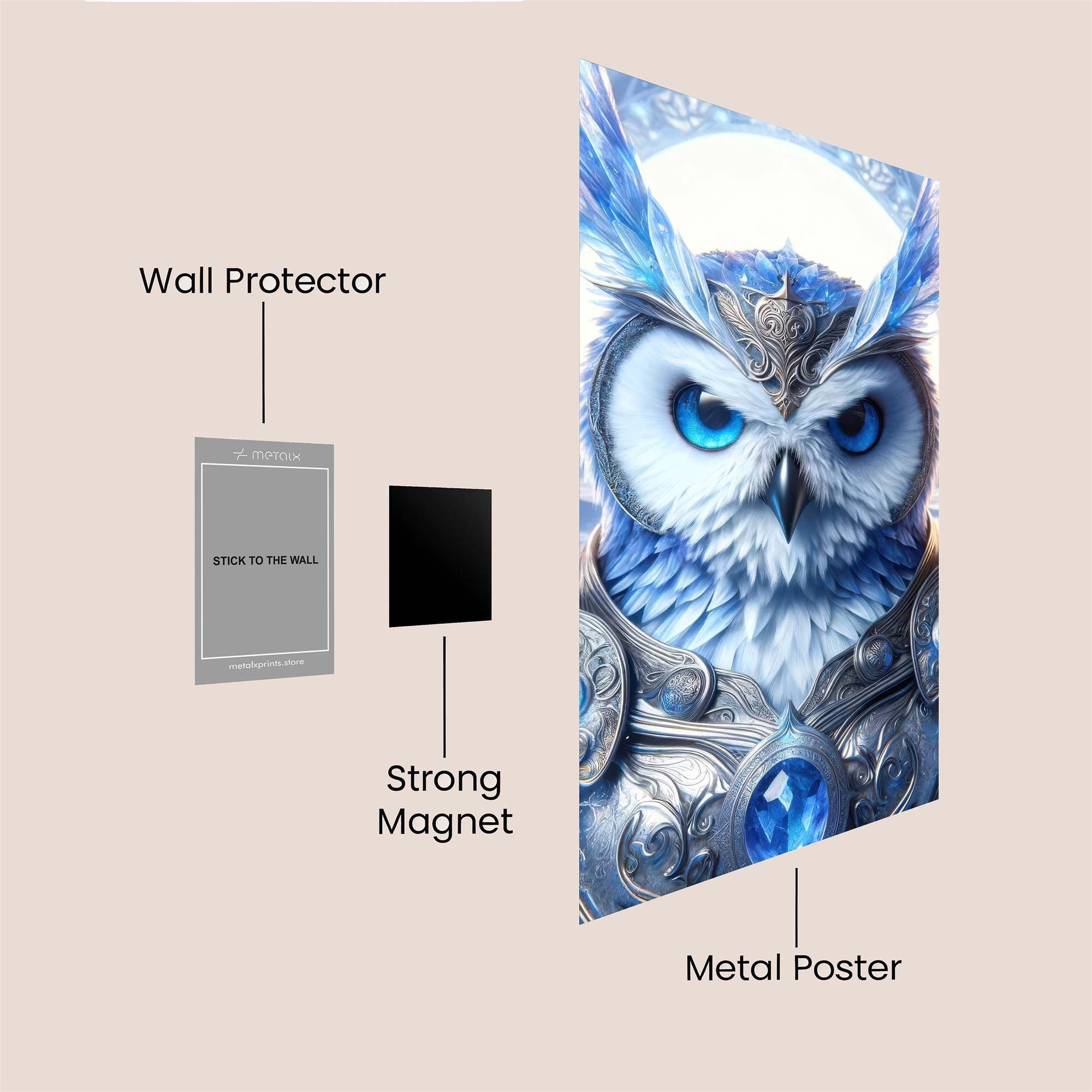 Celestial Owl Safe Wall Magnetic / M