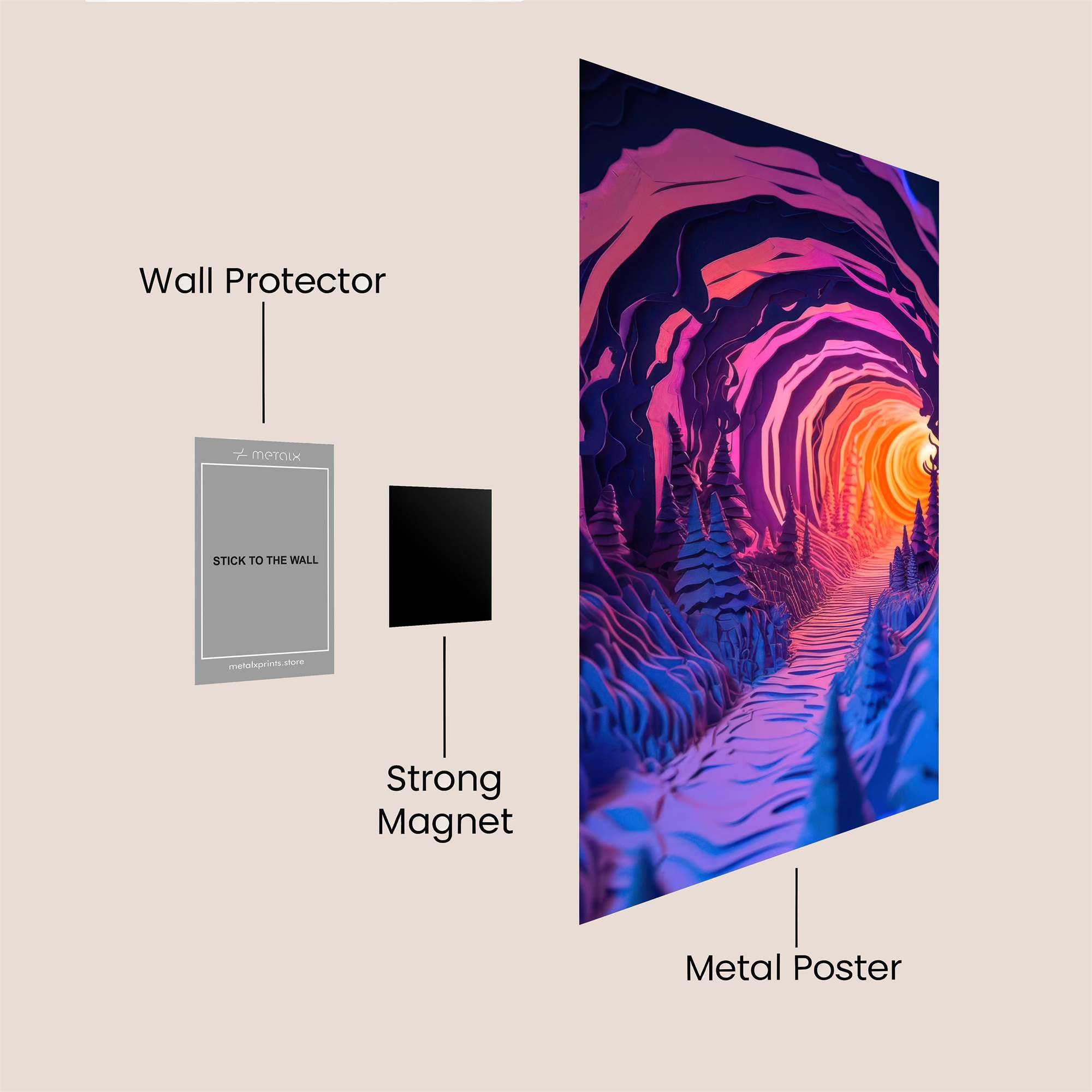 Ethereal Passage Safe Wall Magnetic / M