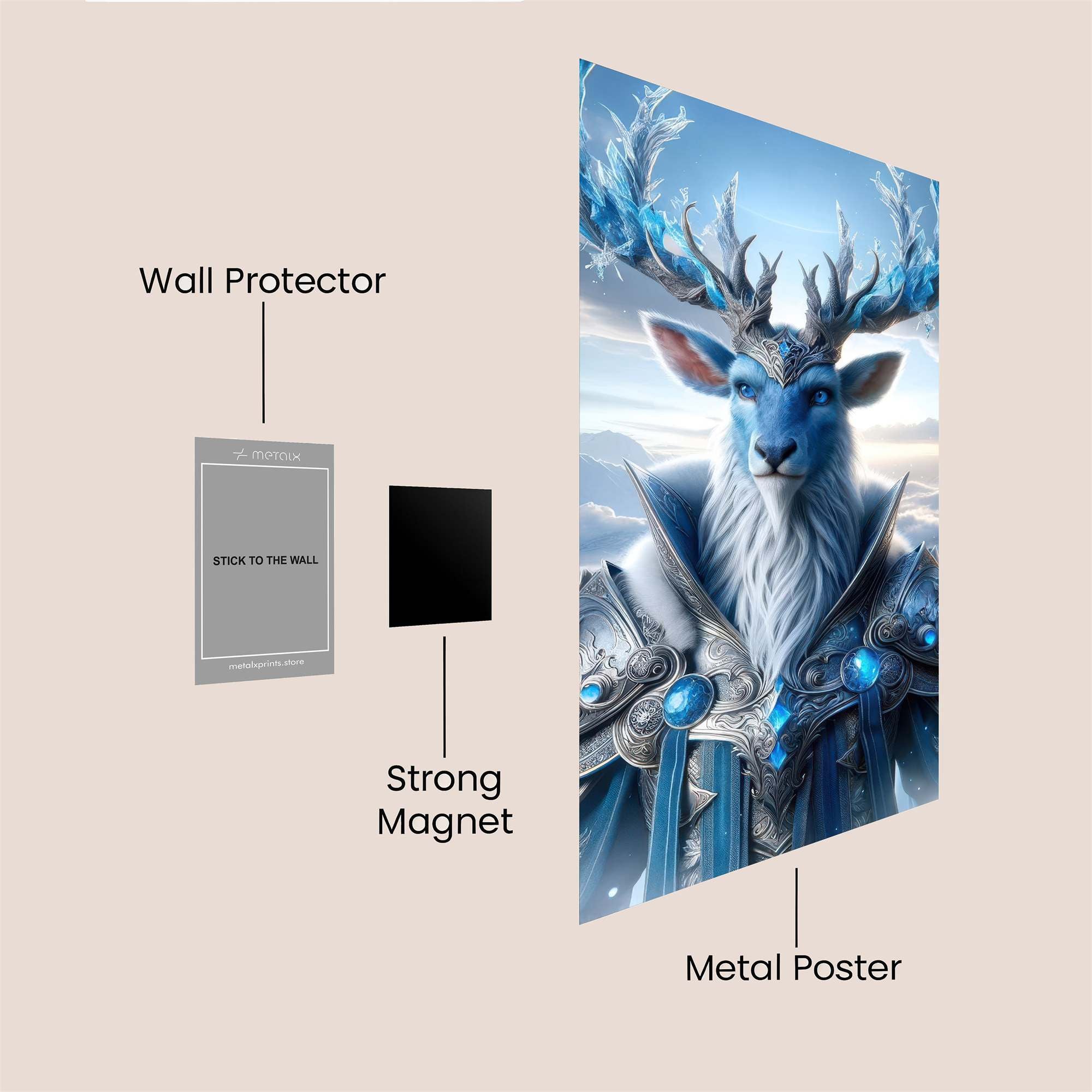 Stag Majesty Safe Wall Magnetic / M