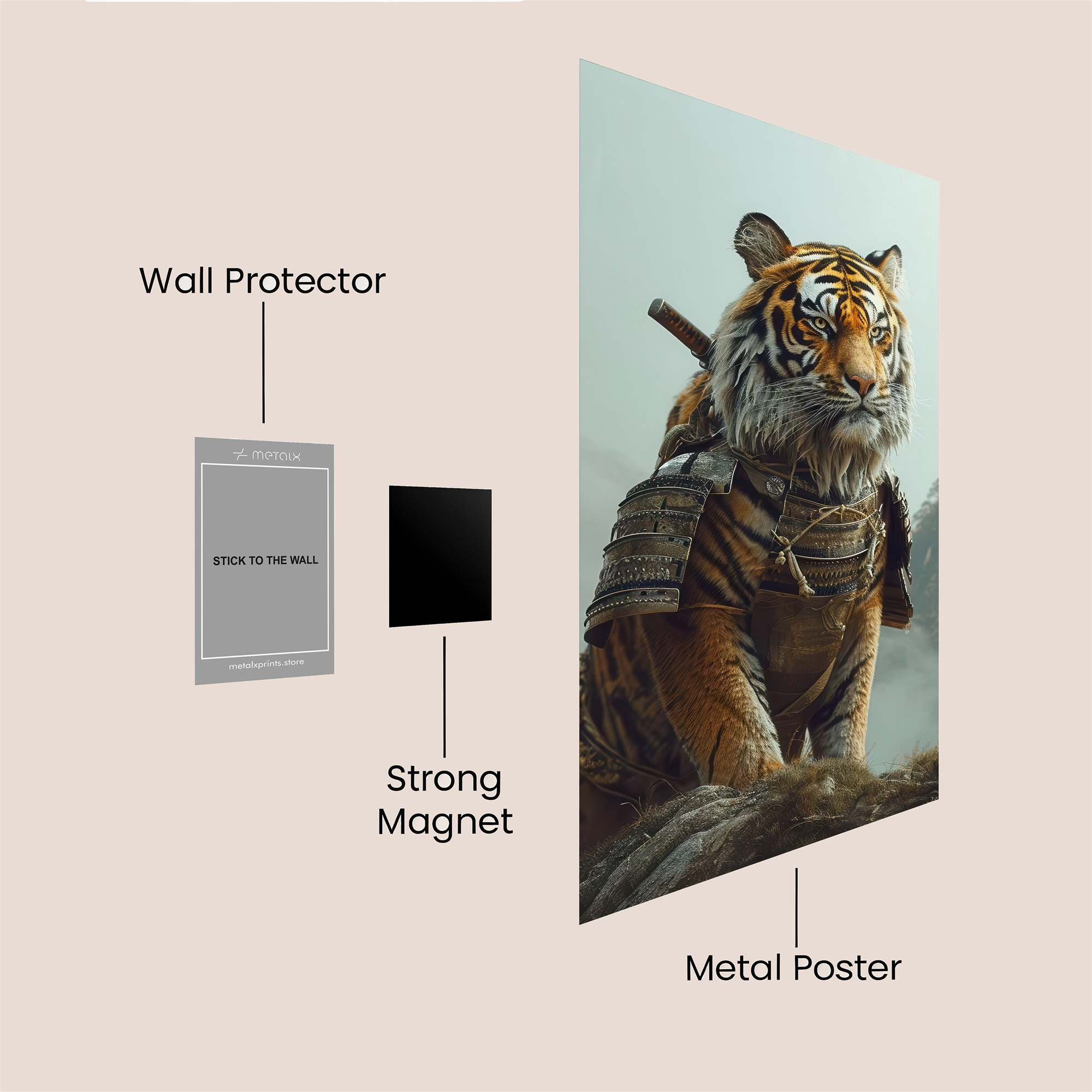 Warrior Majesty Safe Wall Magnetic / M