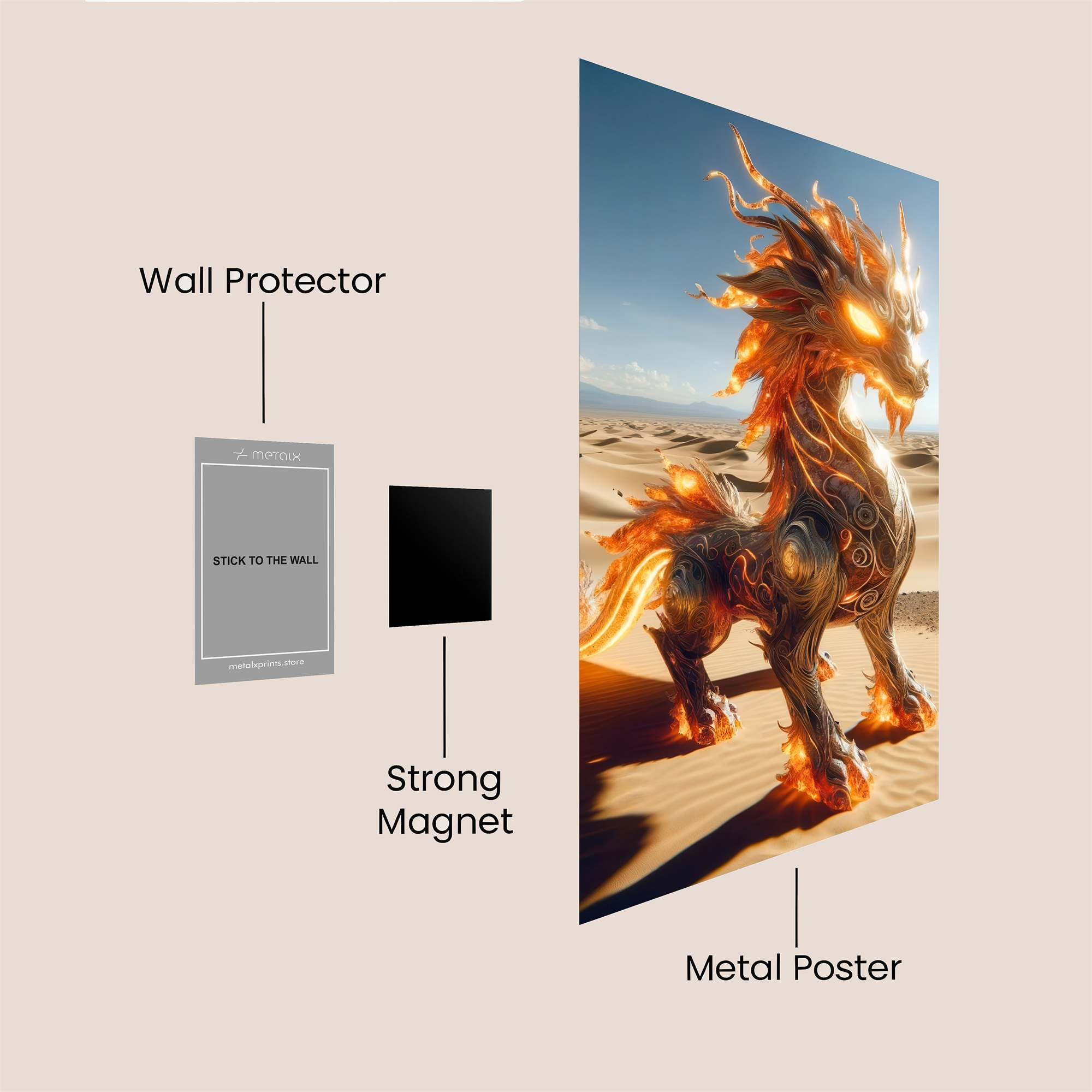 Inferno Majesty Safe Wall Magnetic / M