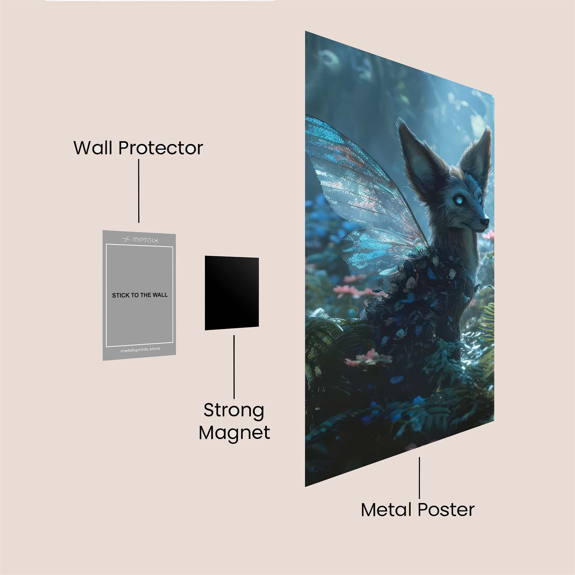 Enchanted Woodland Safe Wall Magnetic / M