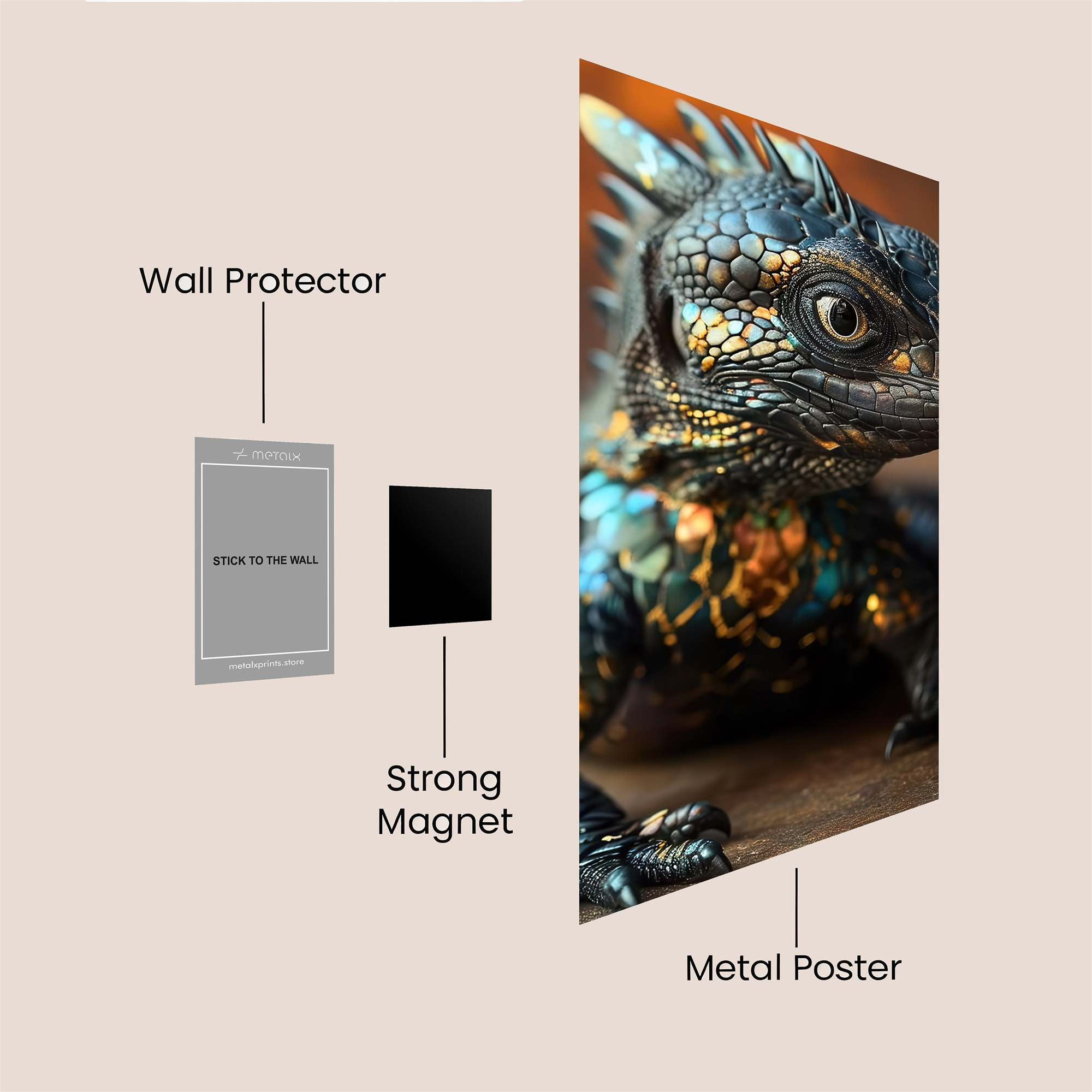 Sapphire Sentinel Safe Wall Magnetic / M