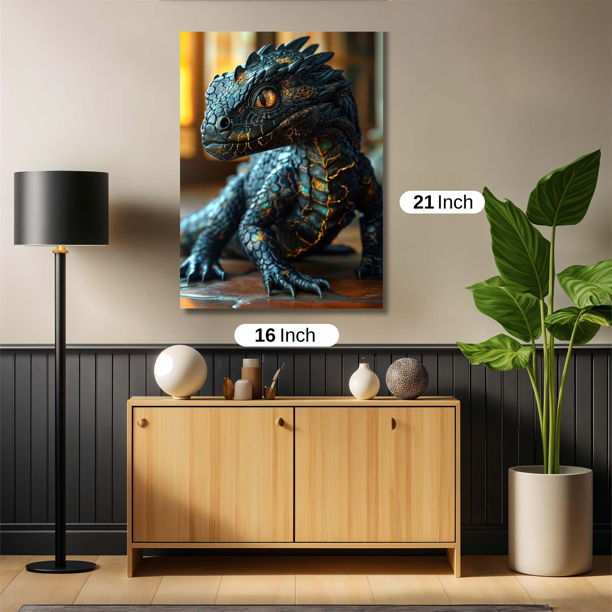 Dragon Hatchling Safe Wall Magnetic / M