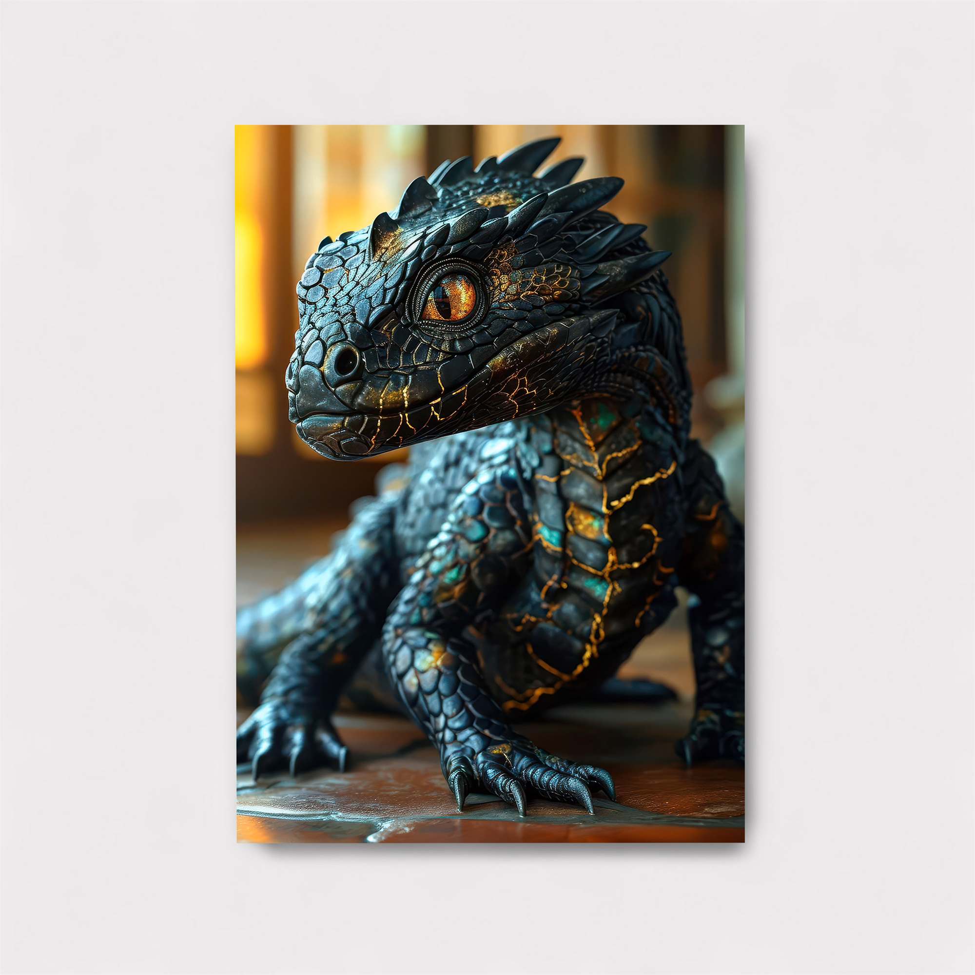 Dragon Hatchling Safe Wall Magnetic / M
