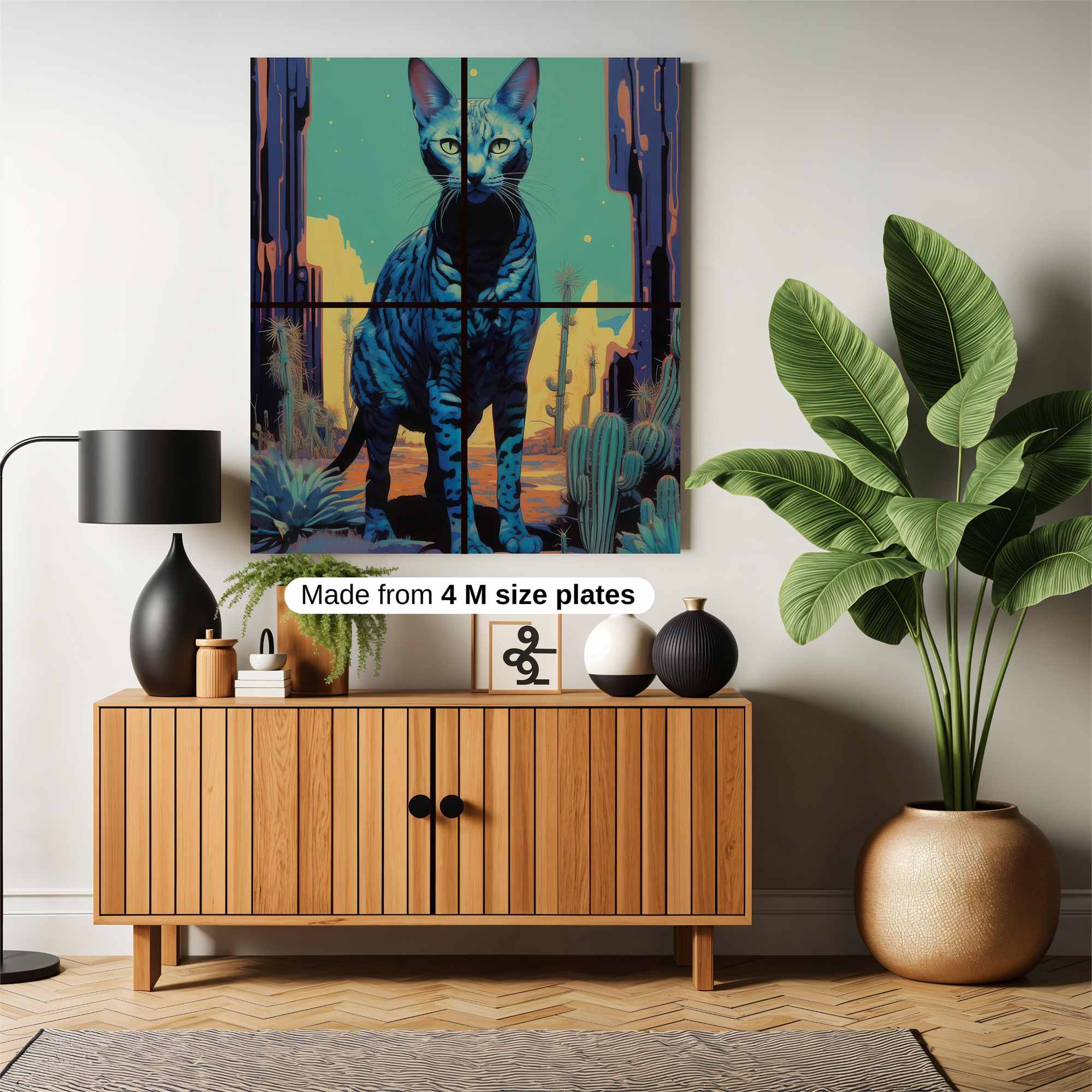 Feline Starlit Safe Wall Magnetic / M