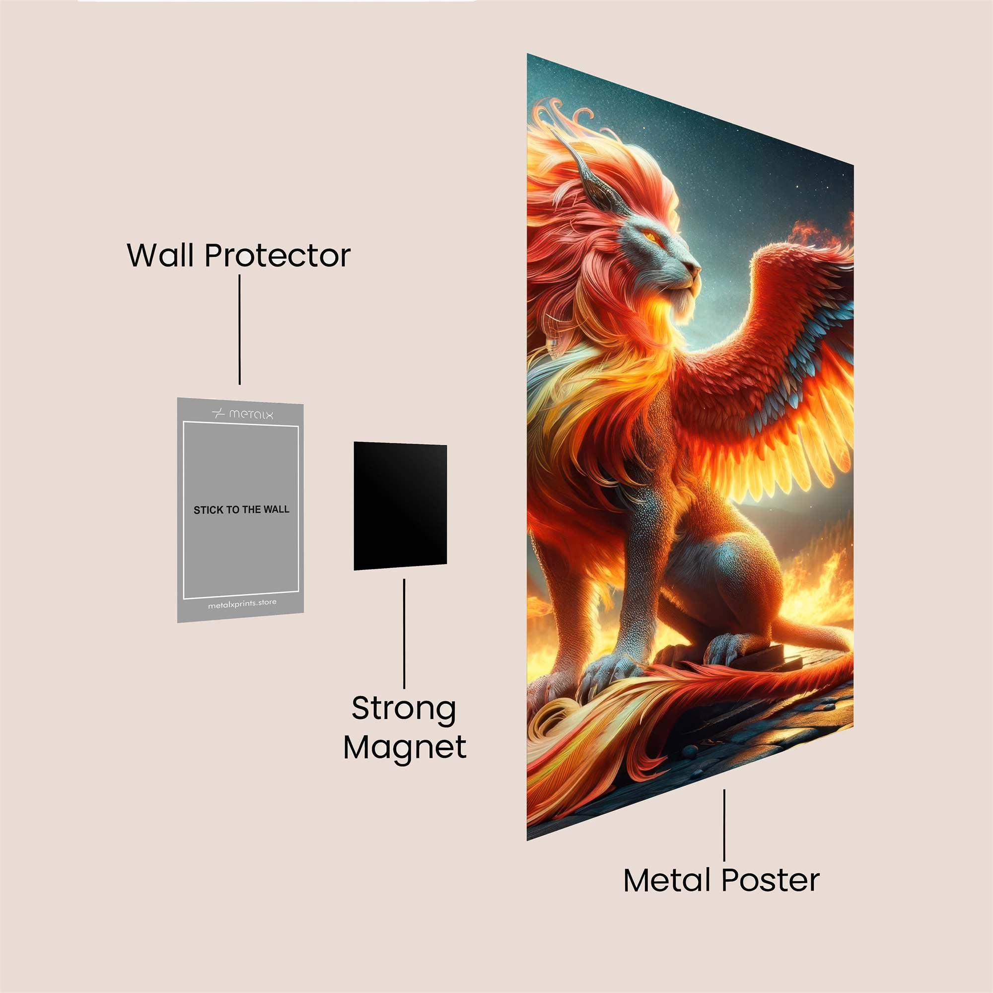 Phoenix Majesty Safe Wall Magnetic / M