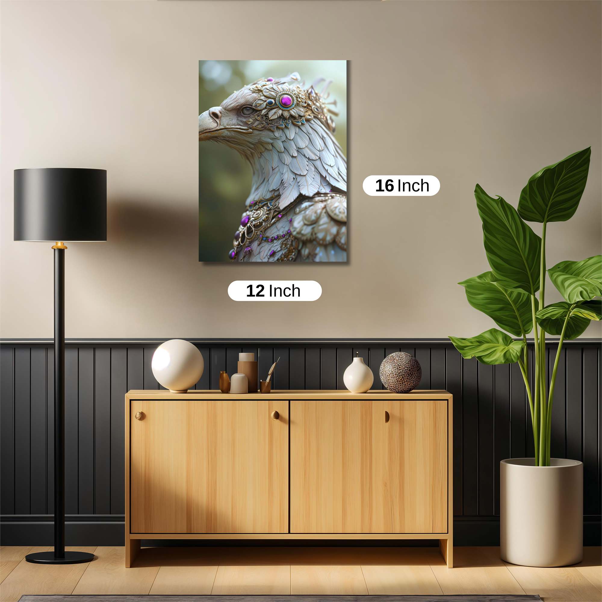 Majestic Ornamentation Safe Wall Magnetic / M