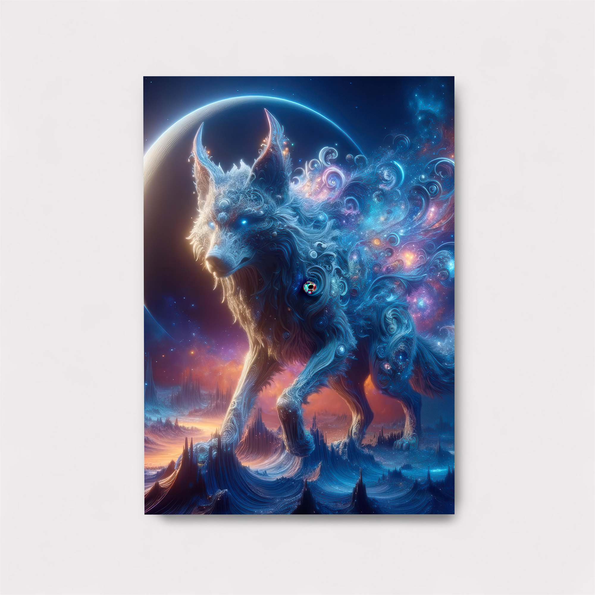 Celestial Lupine Safe Wall Magnetic / M