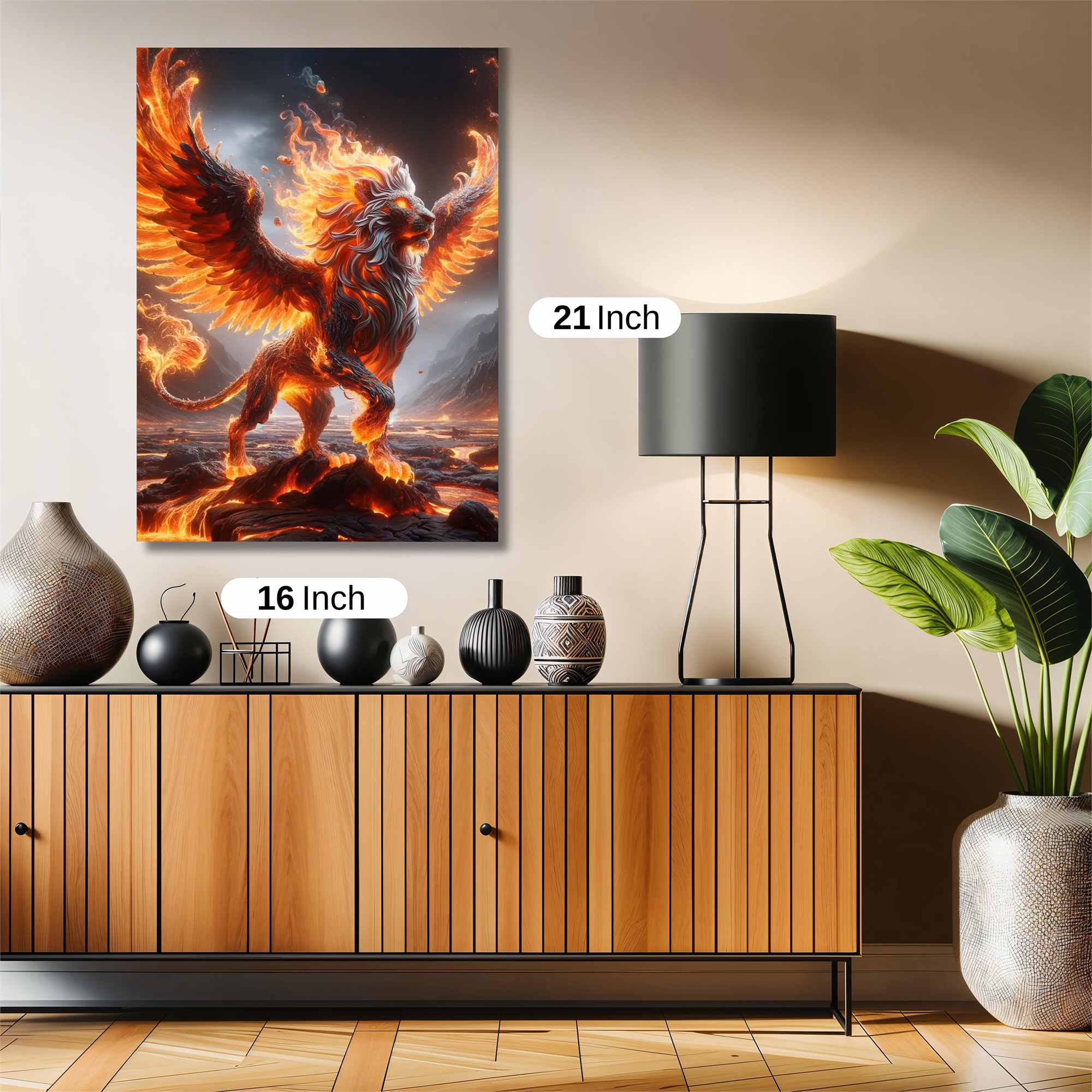 Inferno Majesty Safe Wall Magnetic / M