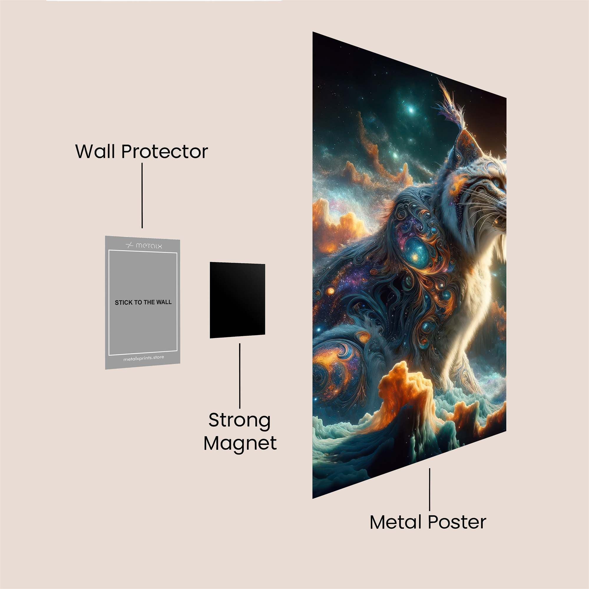 Mystic Lynx Safe Wall Magnetic / M