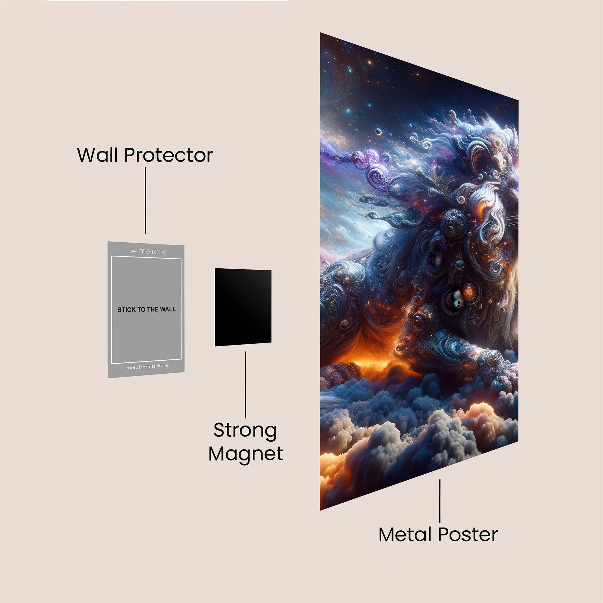 Cosmic Majesty Safe Wall Magnetic / M