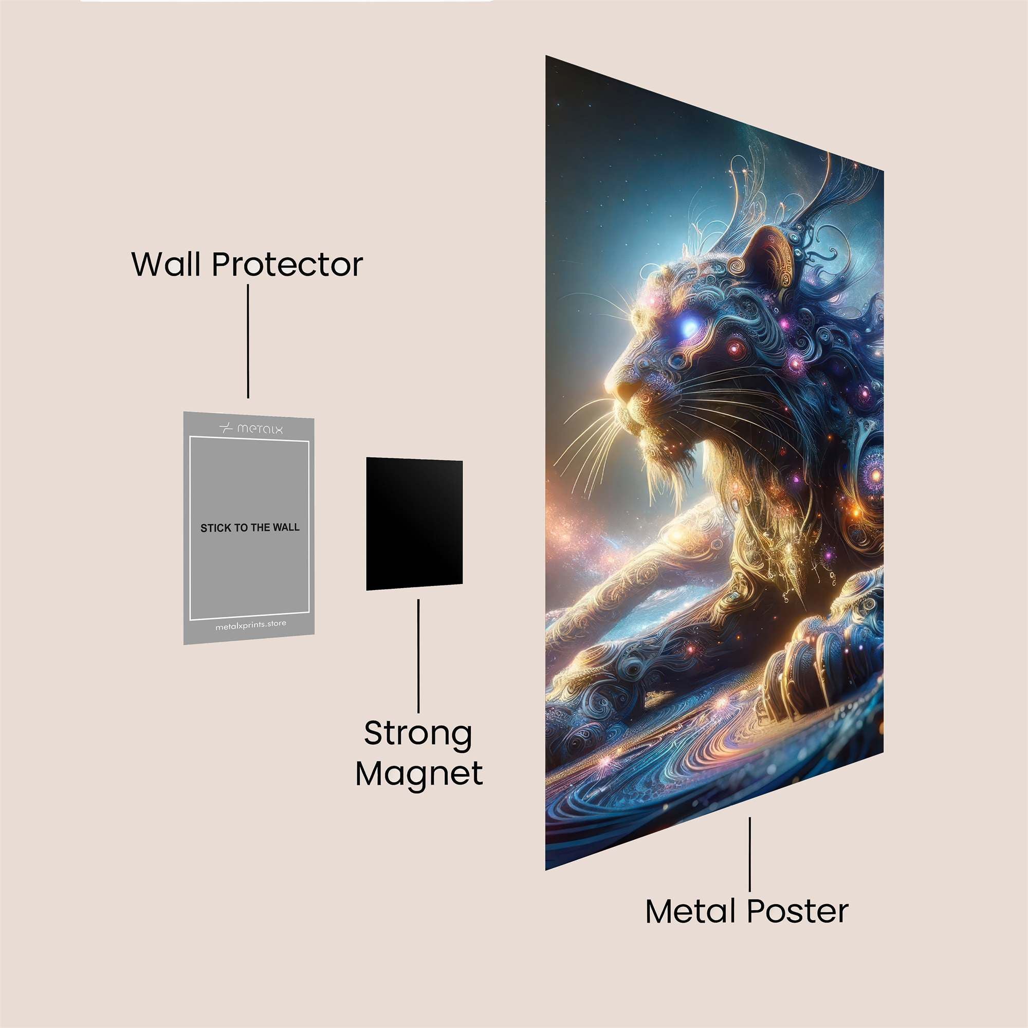 Cosmic Majesty Safe Wall Magnetic / M