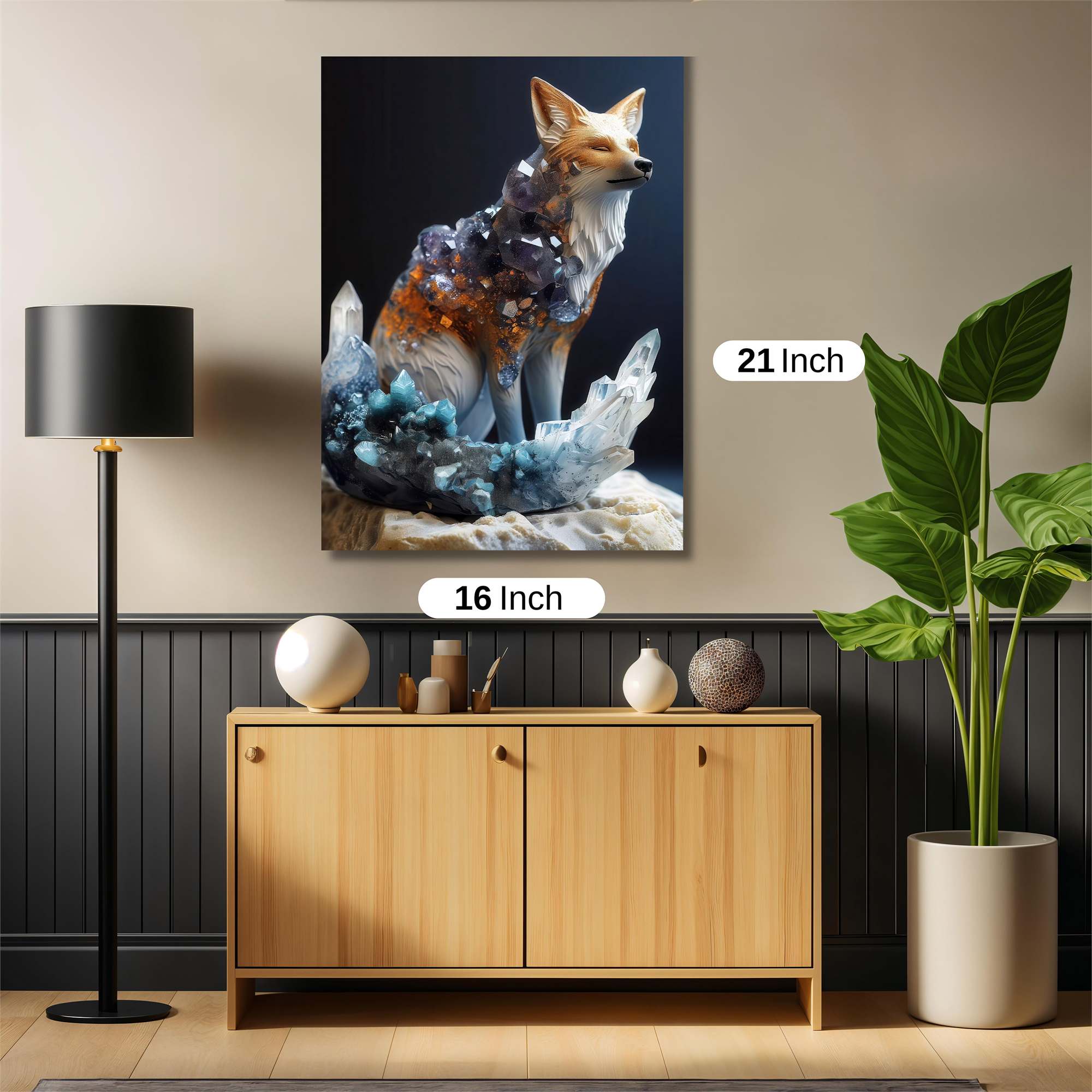 Crystal Fox Safe Wall Magnetic / M