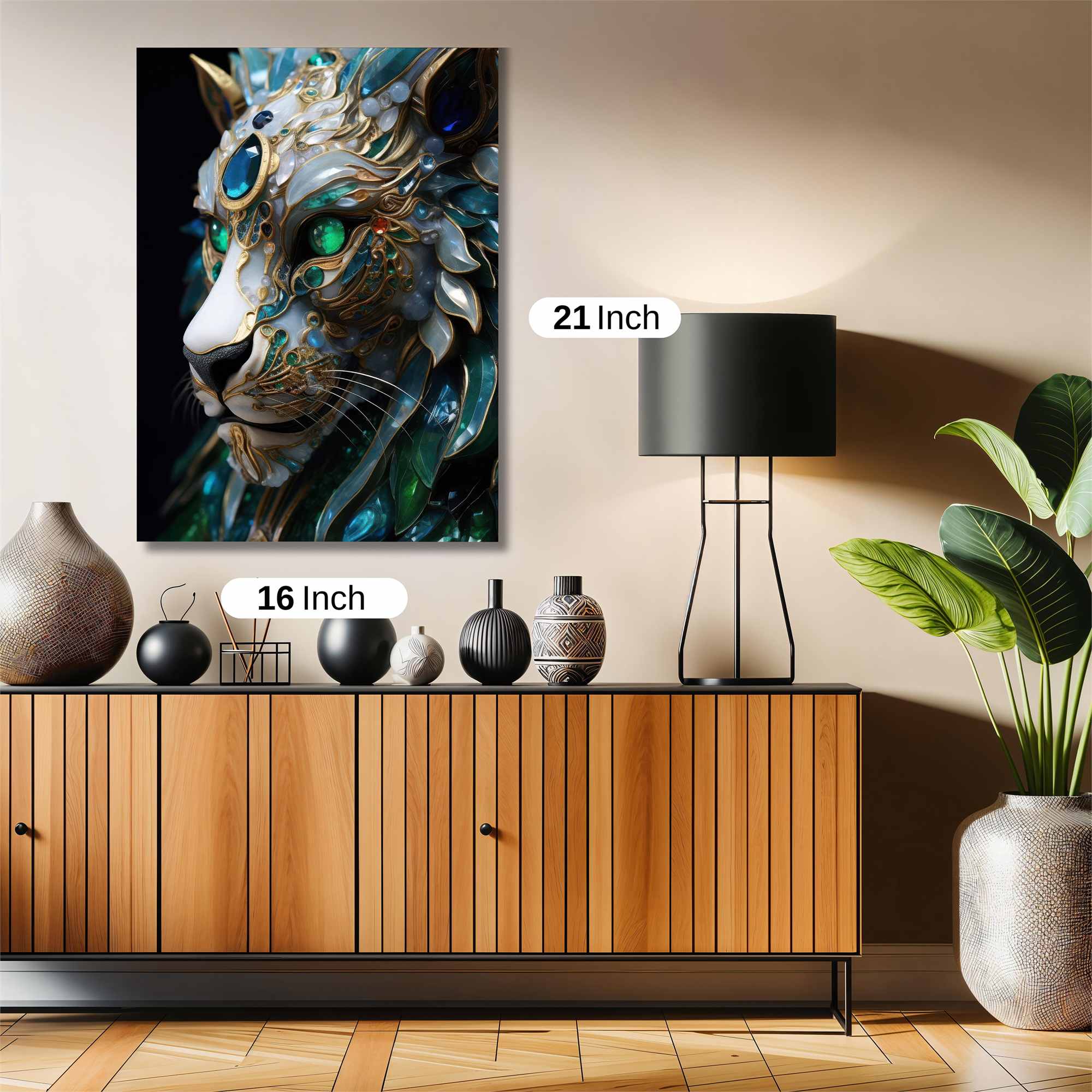 Jewel Feline Safe Wall Magnetic / M