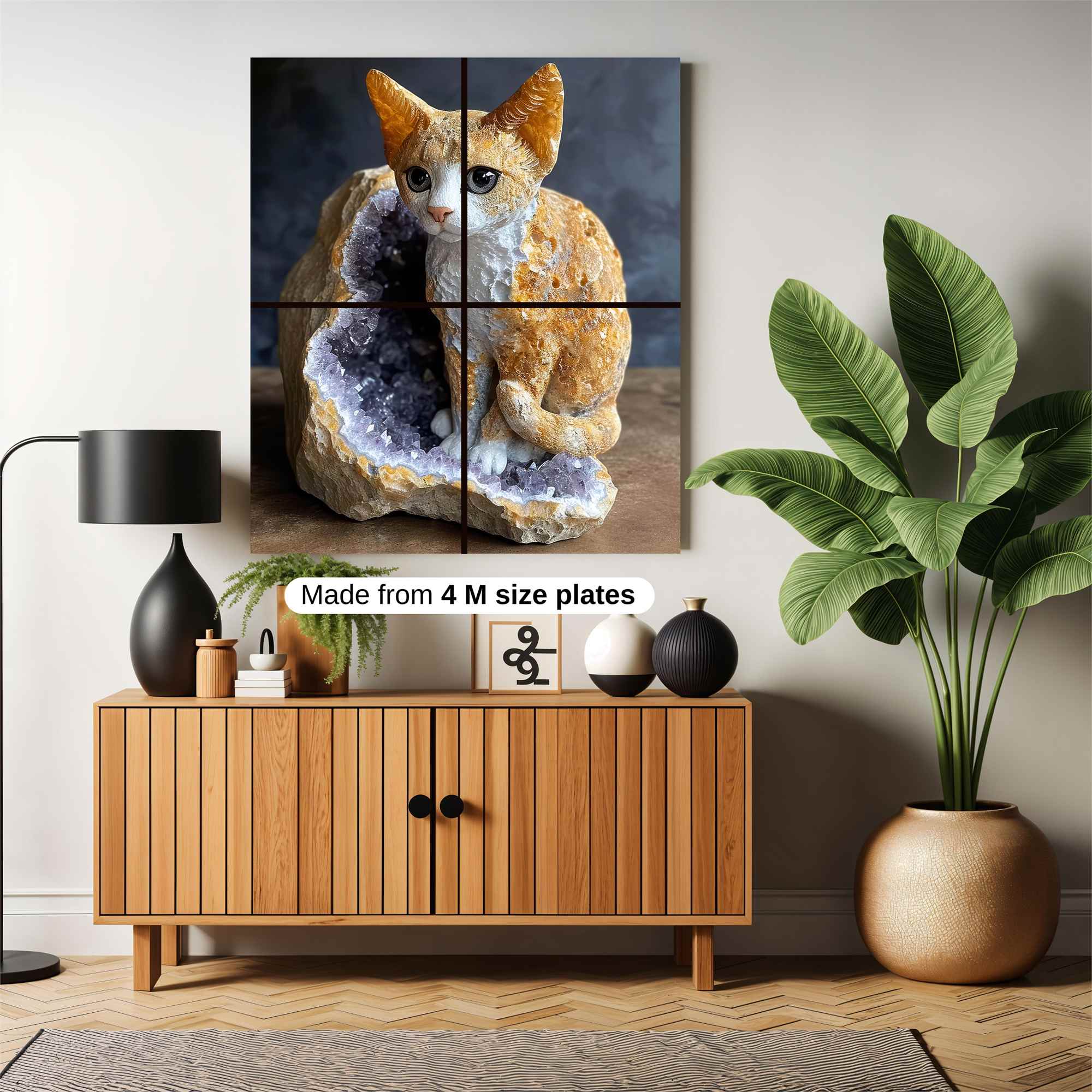 Crystal Catitude Safe Wall Magnetic / M