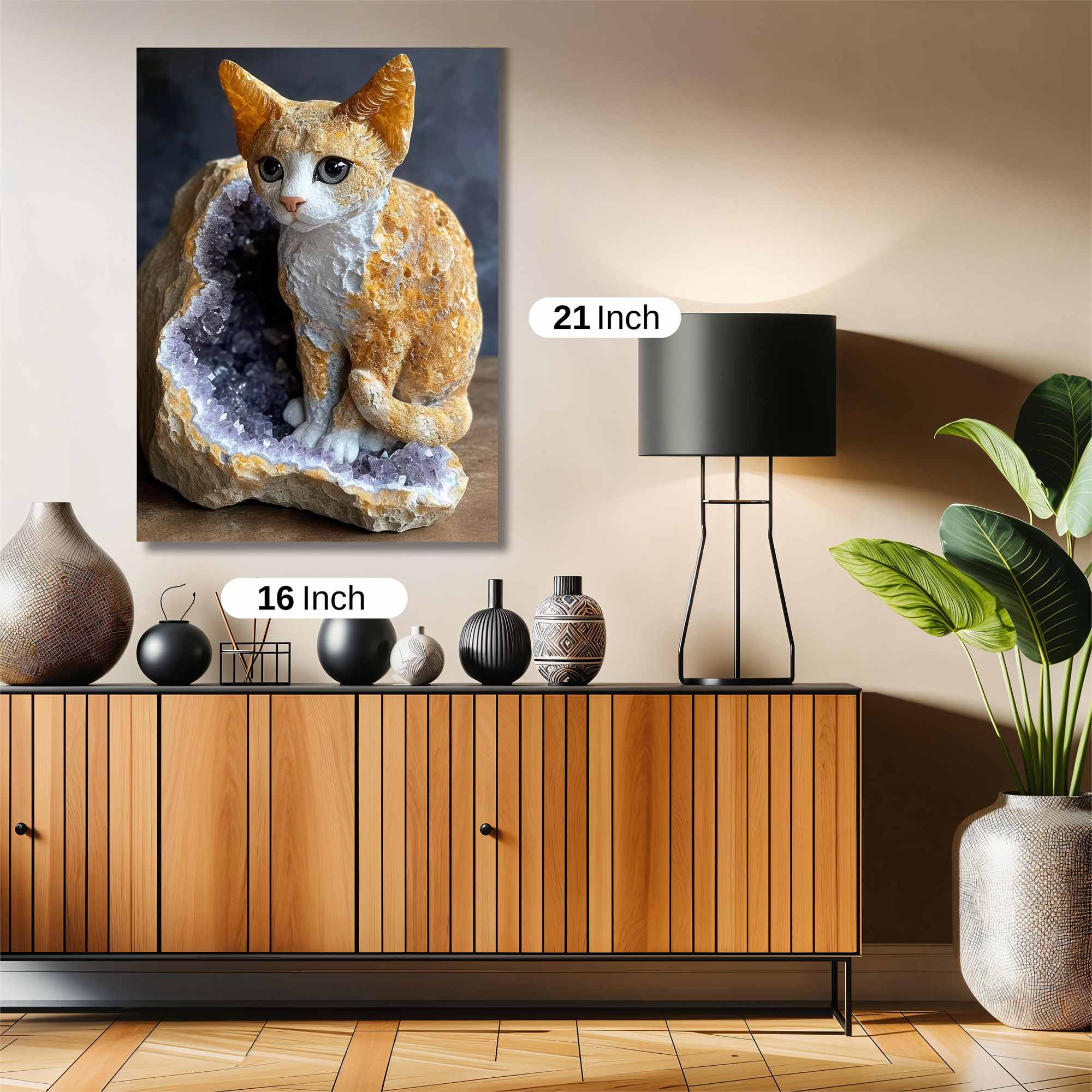 Crystal Catitude Safe Wall Magnetic / M