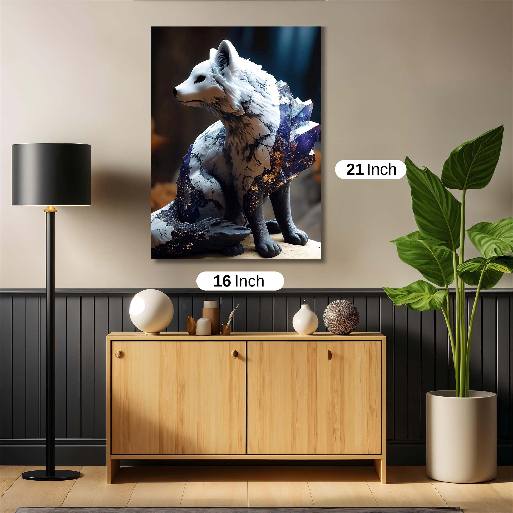 Crystal Serenity Safe Wall Magnetic / M