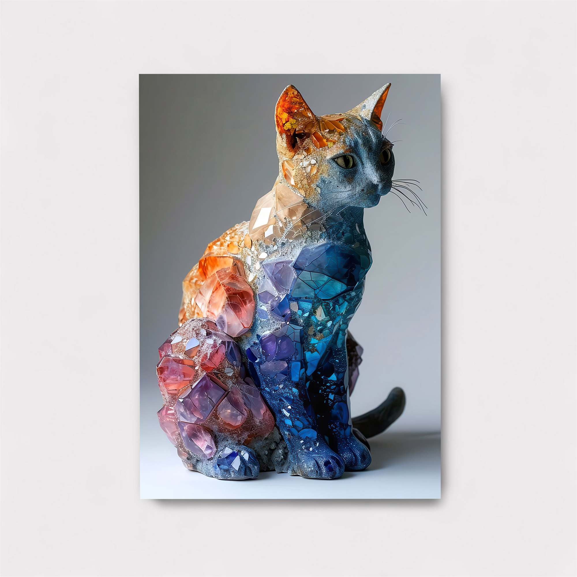 Crystal Cat Safe Wall Magnetic / M