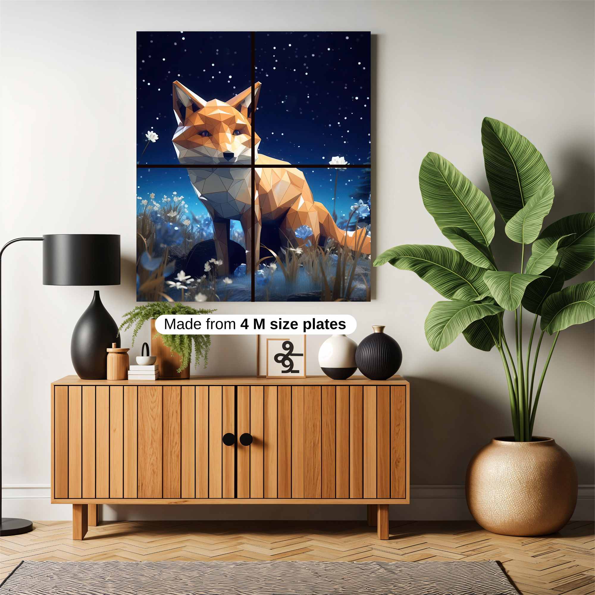 Geometric Serenity Safe Wall Magnetic / M