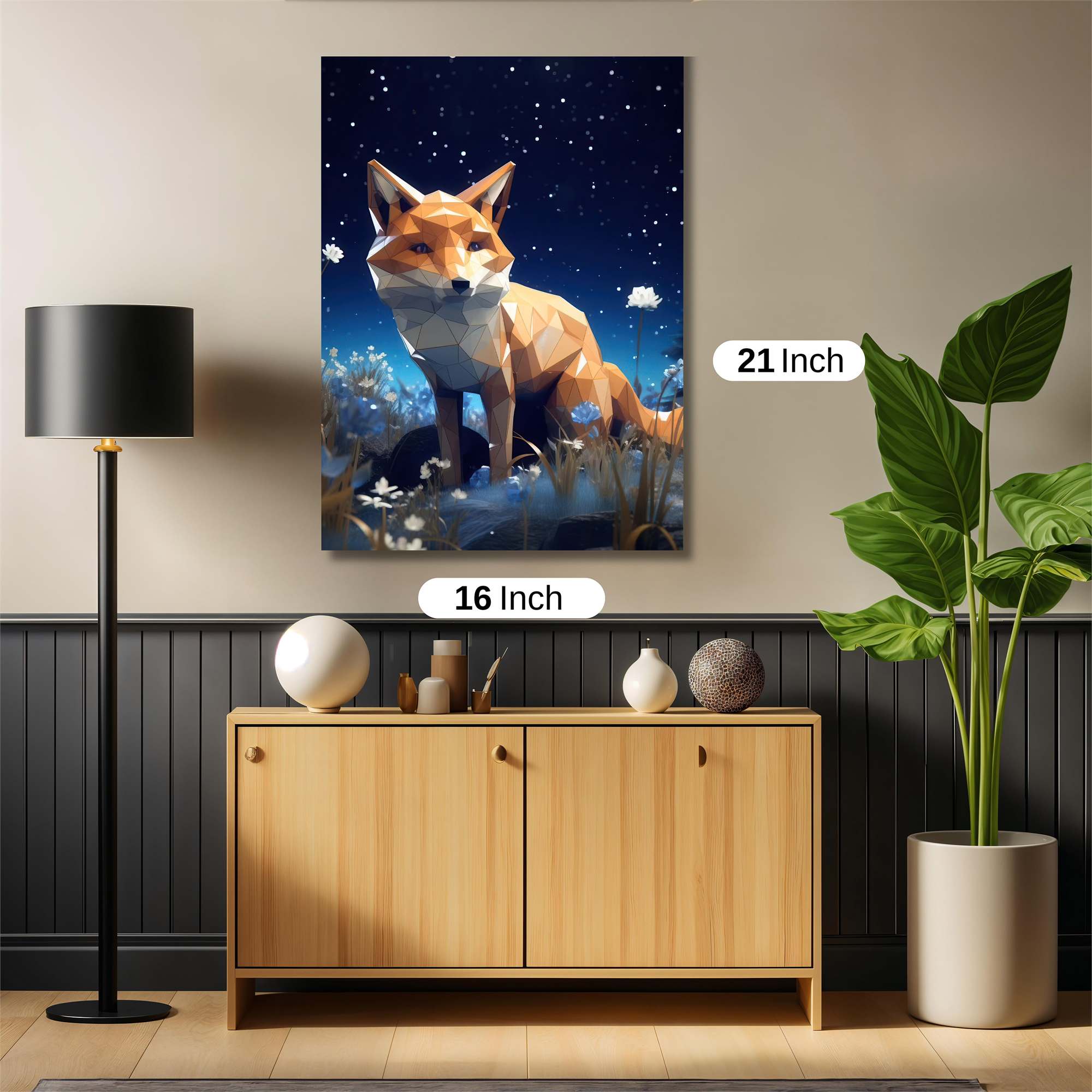 Geometric Serenity Safe Wall Magnetic / M